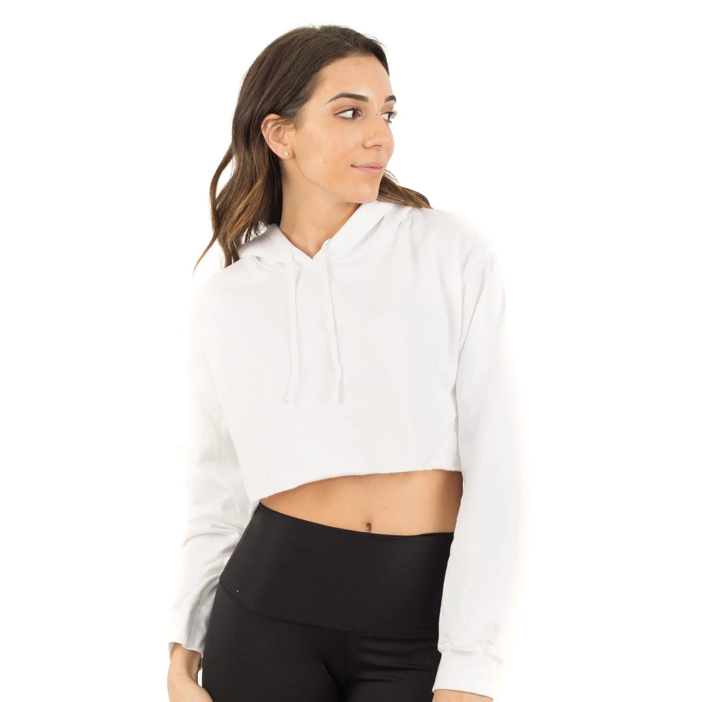 6036 - CLOSEOUT Women's Cropped Fleece Hoodie by POS Wholesale