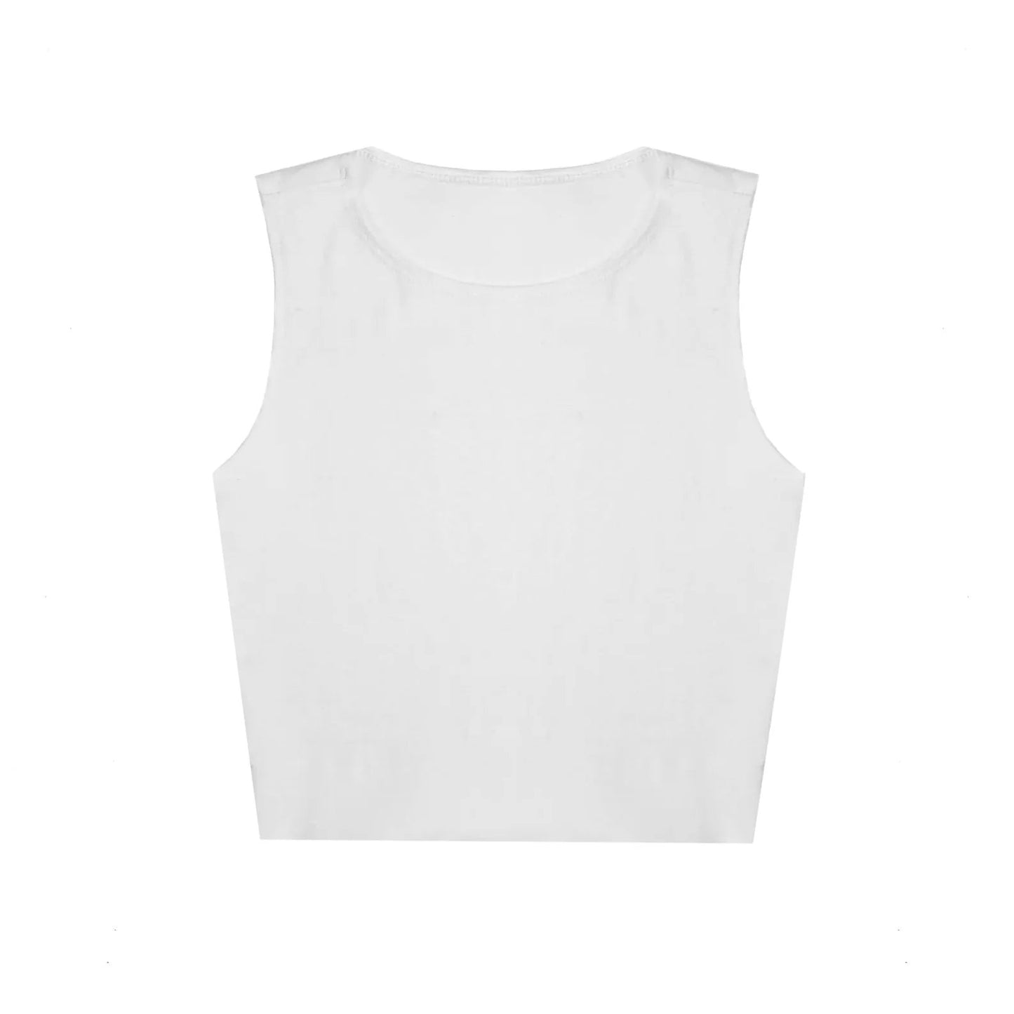 0895 - Women's Cropped Formfitting Muscle Tank by POS Wholesale