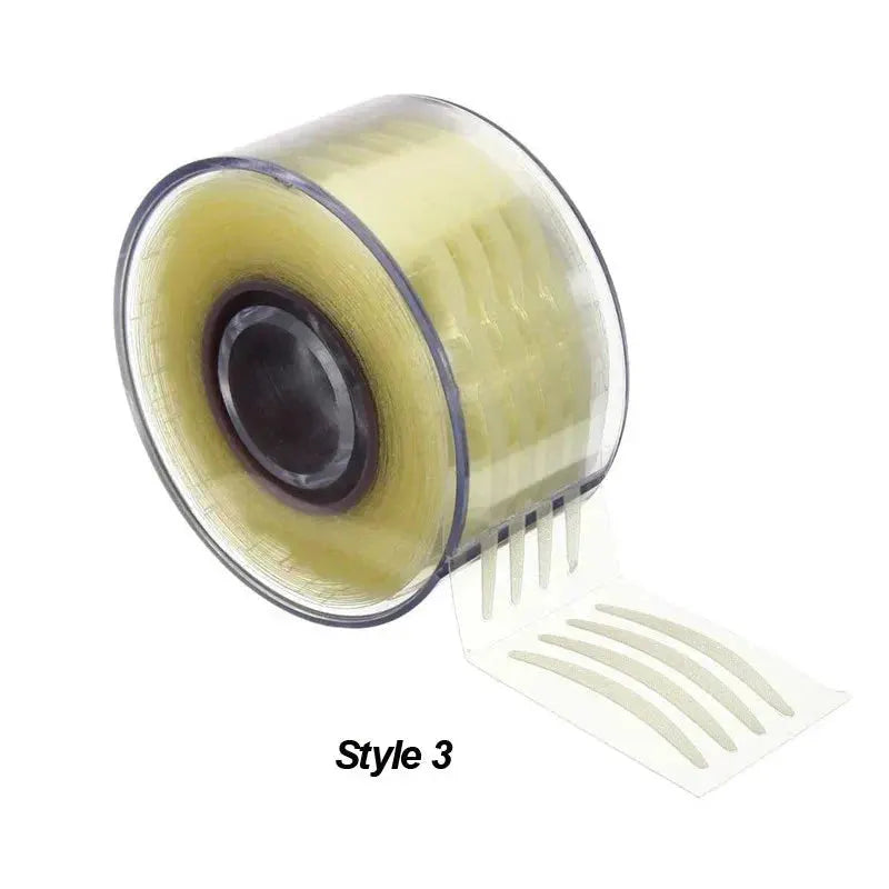 600 Pcs Eye Lift Strips Double Eyelid Tape Clear Gray Eyelid Stripe Big Eyes Invisible Double Fold Eyelid Sticker Makeup Tools by JEARLYU NAIL Store