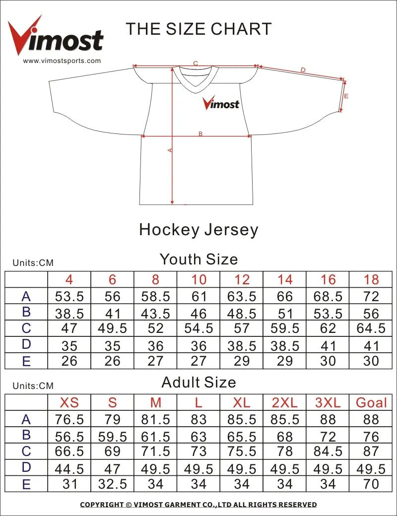 Custom AIHL Hockey Jersey by Vimost Sportswear