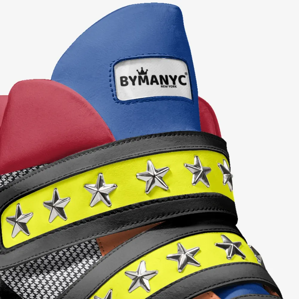 Unisex Limited Edition EAST VILLAGE MULTI High-Tops BYMANYC ® New York by BYMANYC ® New York