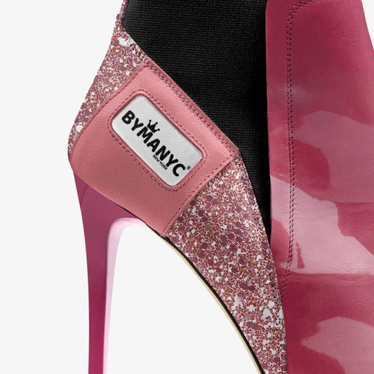 Vegan Heeled Shoe Women BYMANYC ® New York Soho Pink Blaze by BYMANYC ® New York