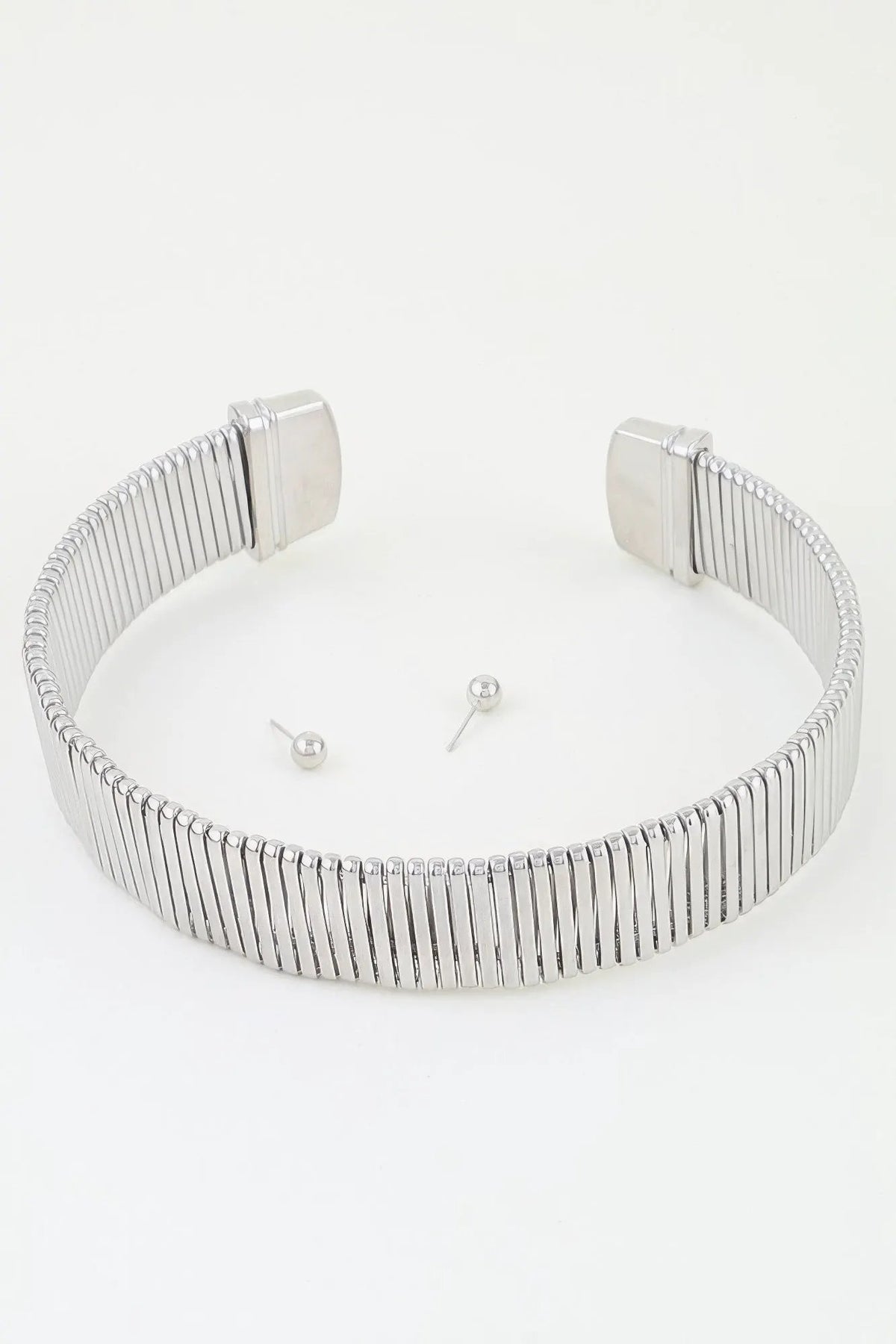 Women's Necklace Set Choker BYMANYC ® New York MADISON CUBIC BAR - New Collection by BYMANYC New York