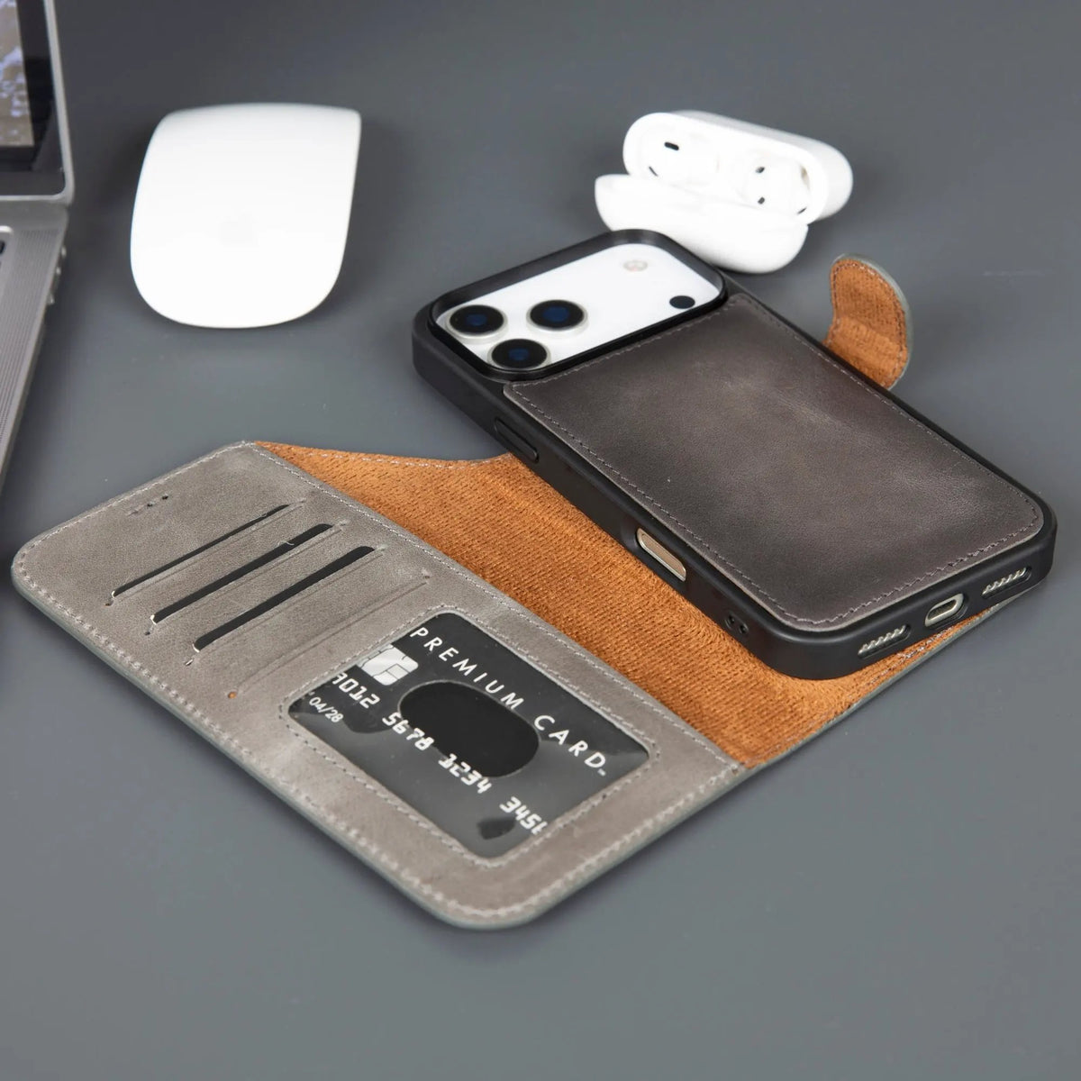 Casper iPhone 17 Pro Max Leather Wallet Case – MagSafe Compatible by TORONATA