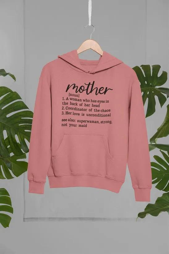 Mom Noun Mom Hoodie by Merch