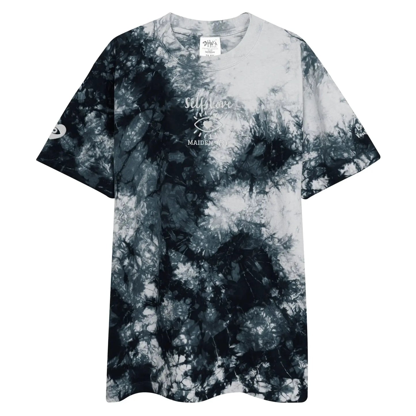 Oversized t-shirt Self Love Oversized tie-dye t-shirt by Maiden-Art