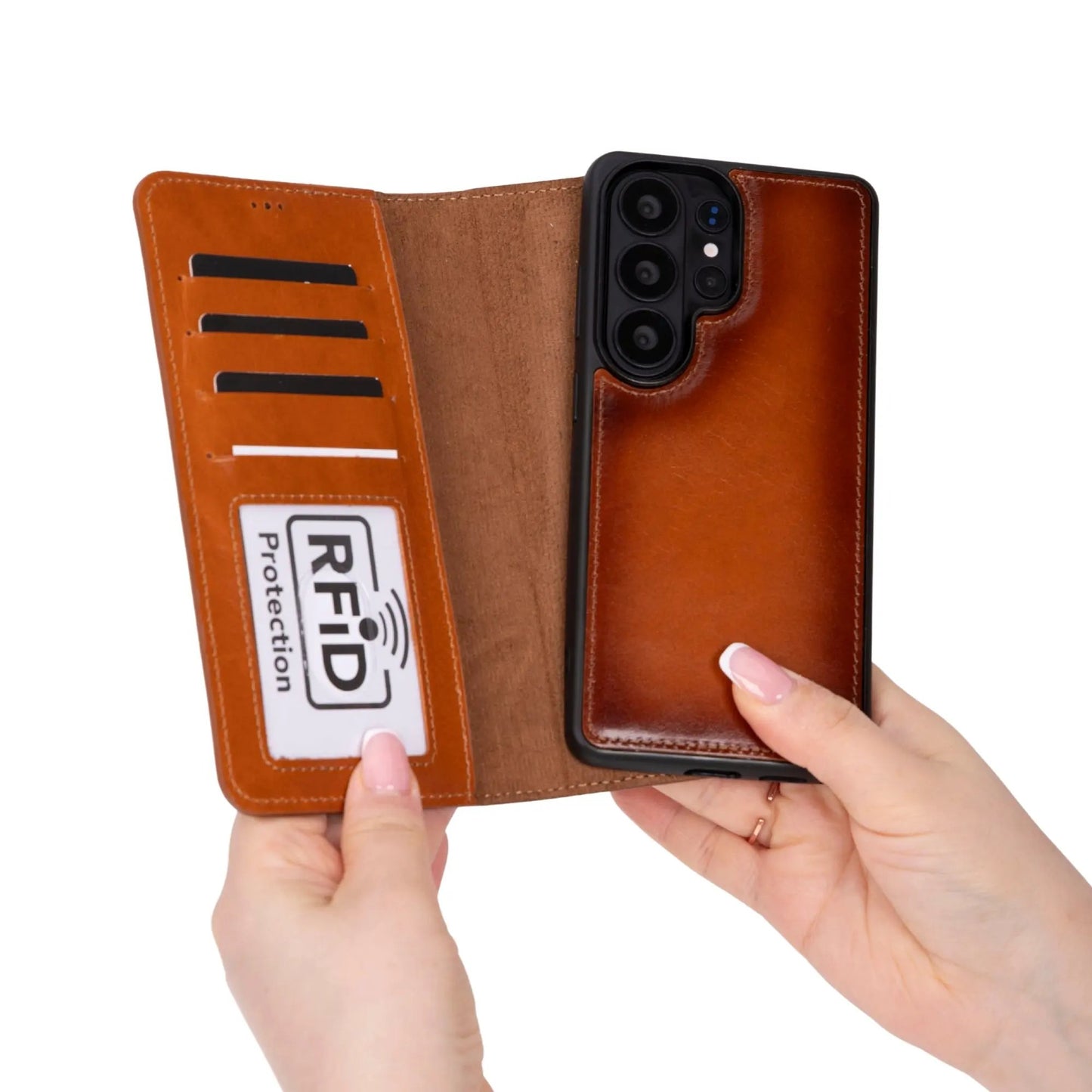 Buffalo Samsung Galaxy S26 Leather Wallet Case by TORONATA