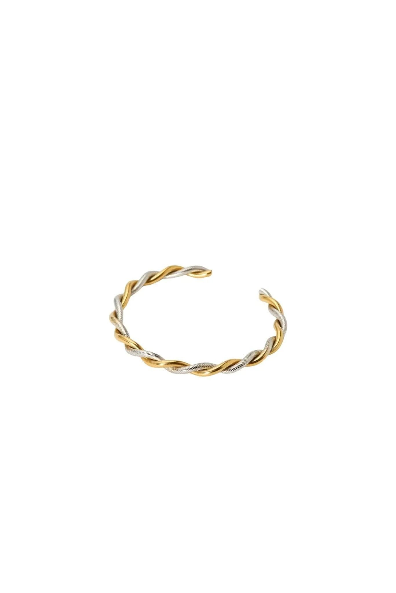 Waterproof Twisted Cuff Bracelet by Akalia
