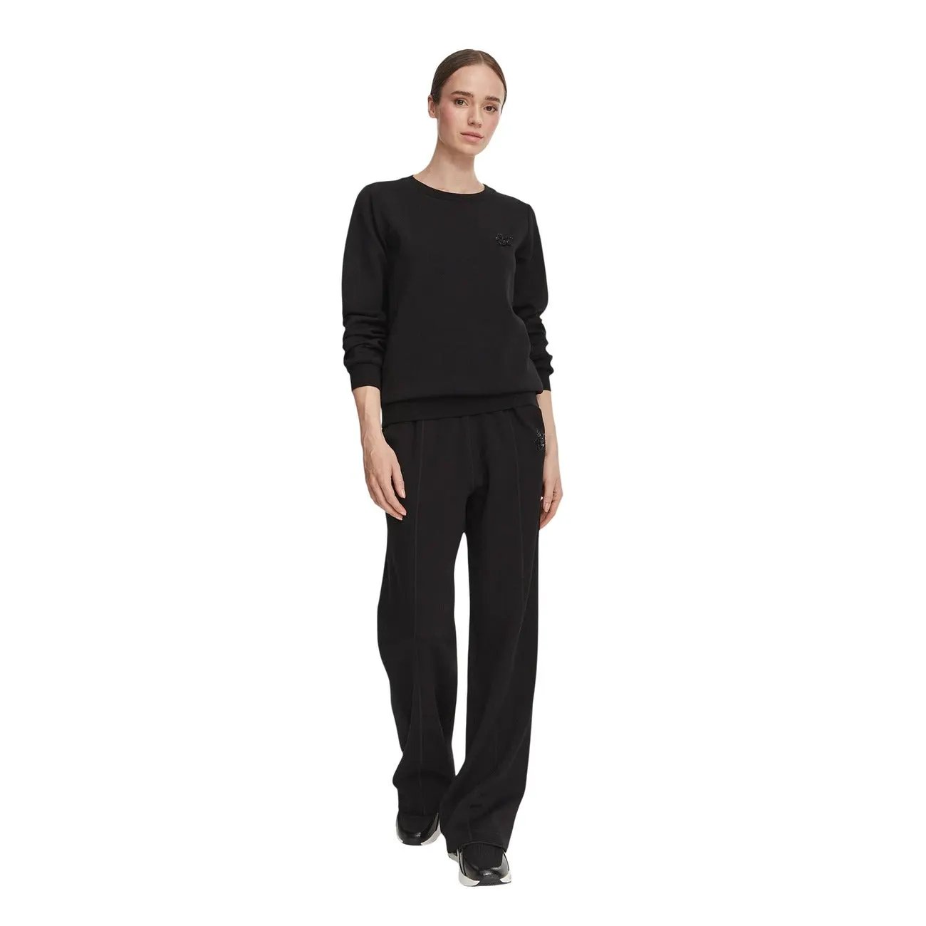 Liu Jo Women Black Trousers Premium Blend For Effortless Everyday Wear by Liu Jo