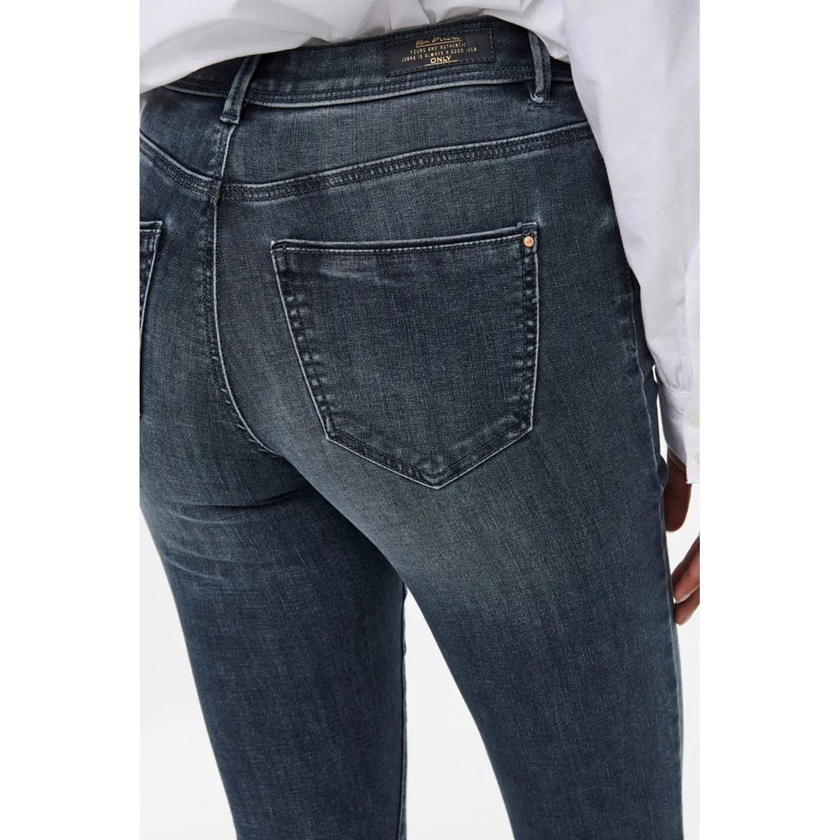 Only Women Blue Stretch Skinny Jeans Classic Comfortable Denim Style by Only