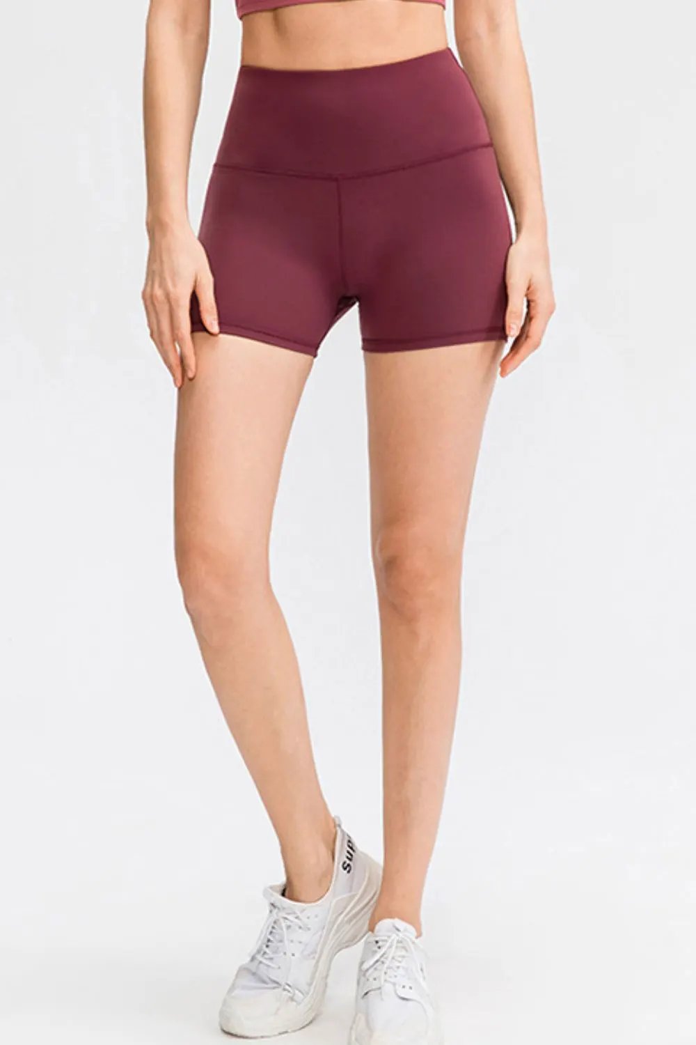 Wide Waistband Sports Shorts by Partner Label