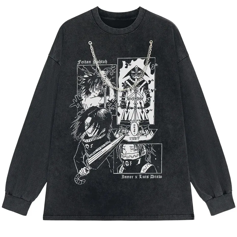 Anime Casual Cotton Short Sleeve T-Shirt by Vimost Shop