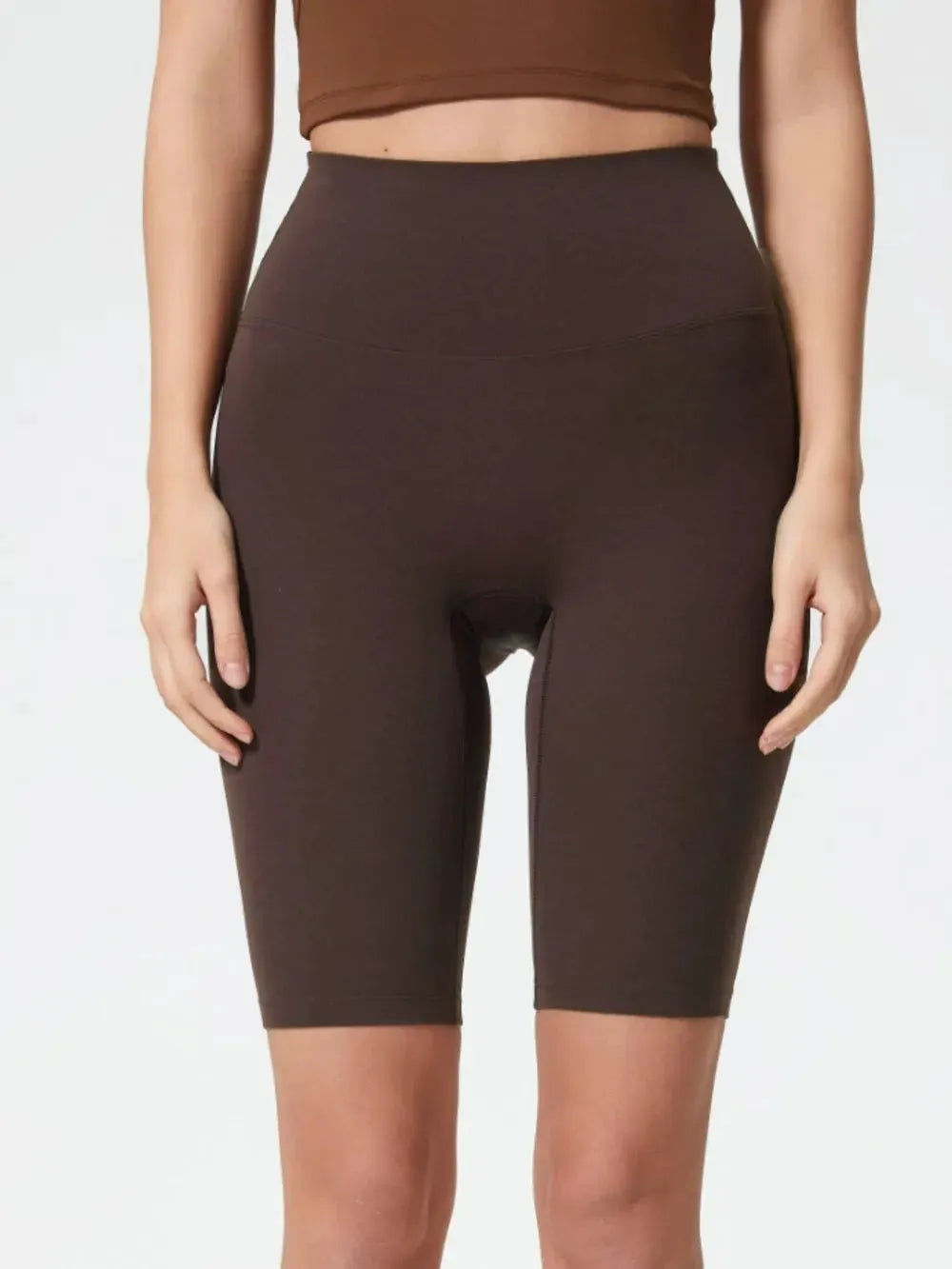 Millennia High Rise Wide Waistband Active Shorts by Millennia