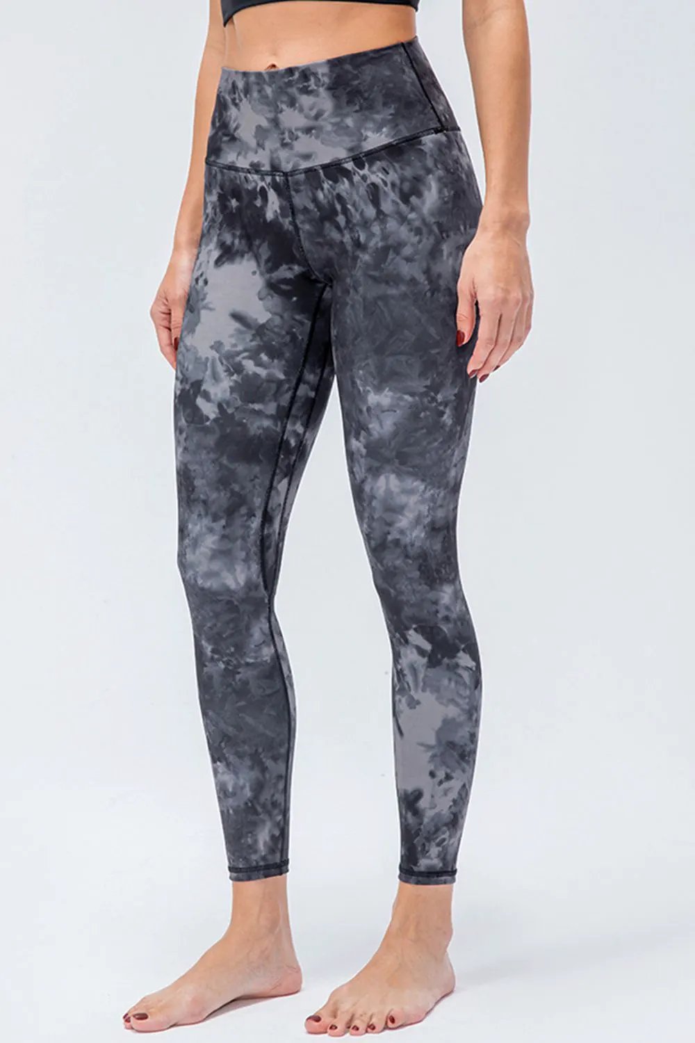 Wide Waistband Slim Fit Active Leggings by Partner Label