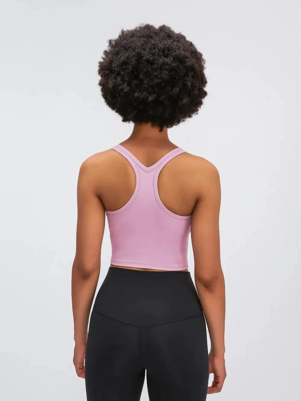 Millennia Scoop Neck Active Tank with Detachable Chest Pads by Millennia
