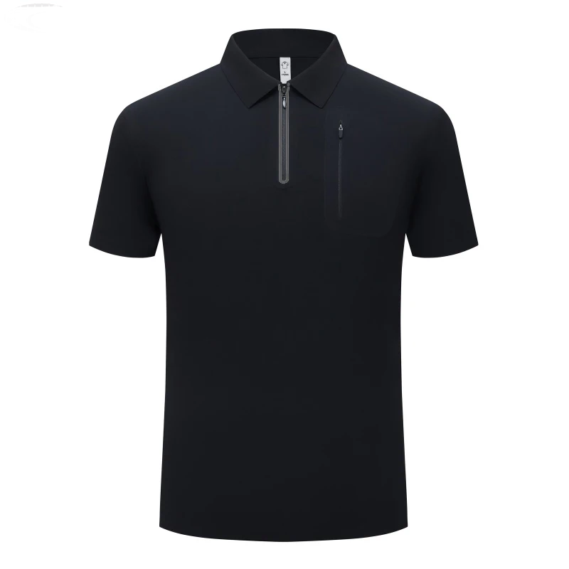 Golf Wear Lightweight Stretch Polo Shirt Running Lapel T-Shirt by Vimost Shop