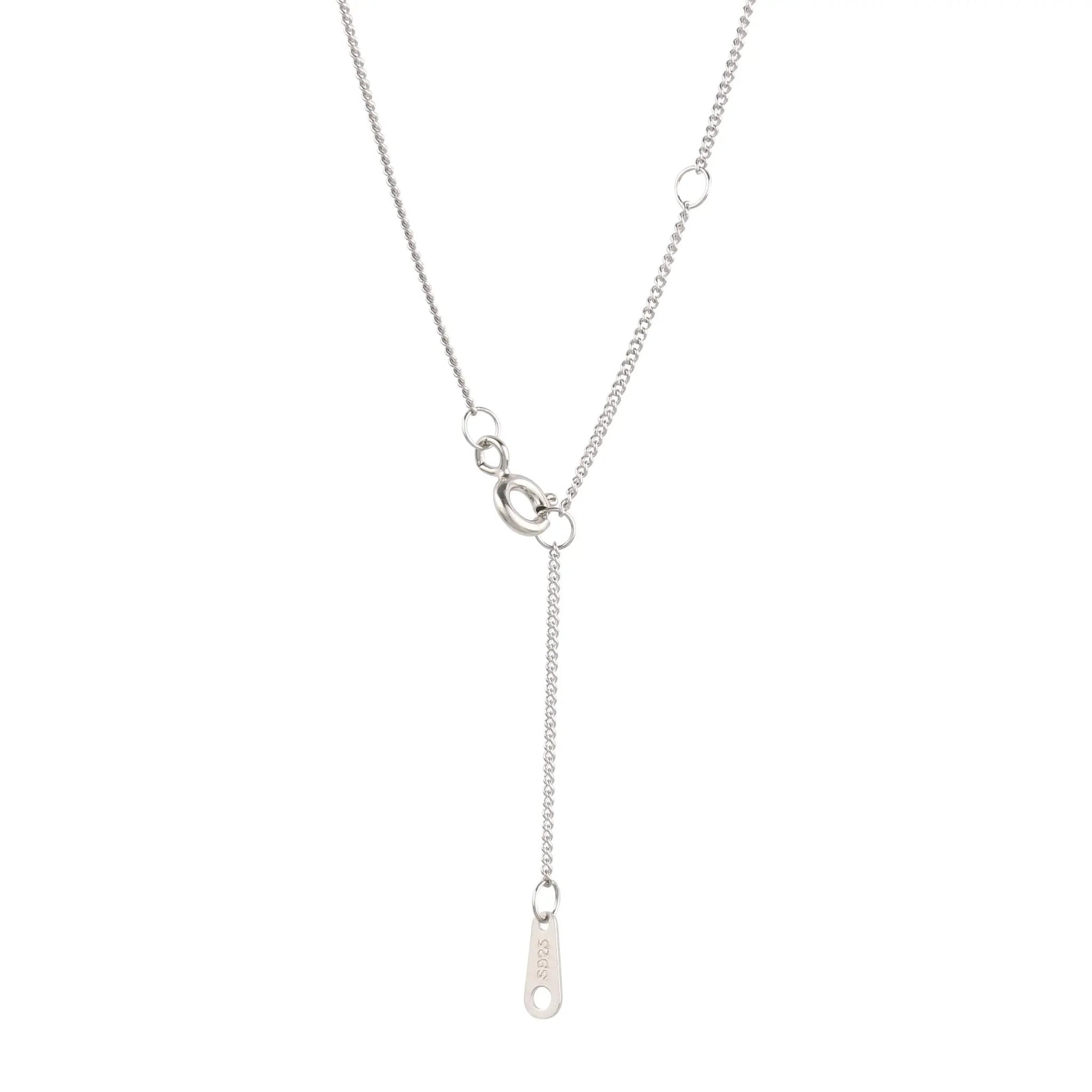 Two Circle Interlocking Pendant Necklace by Nichestar