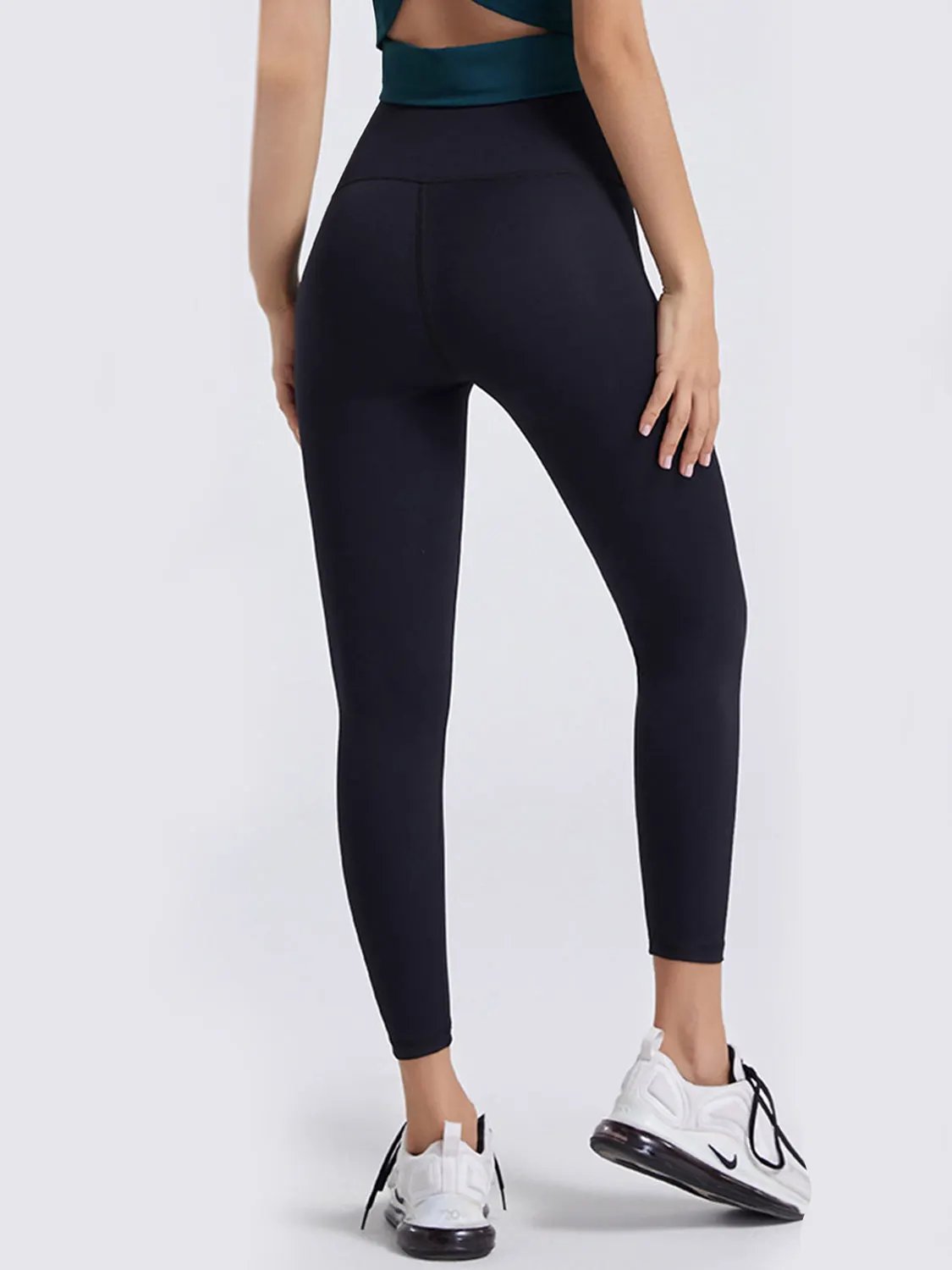 Wide Waistband Sports Leggings by Partner Label