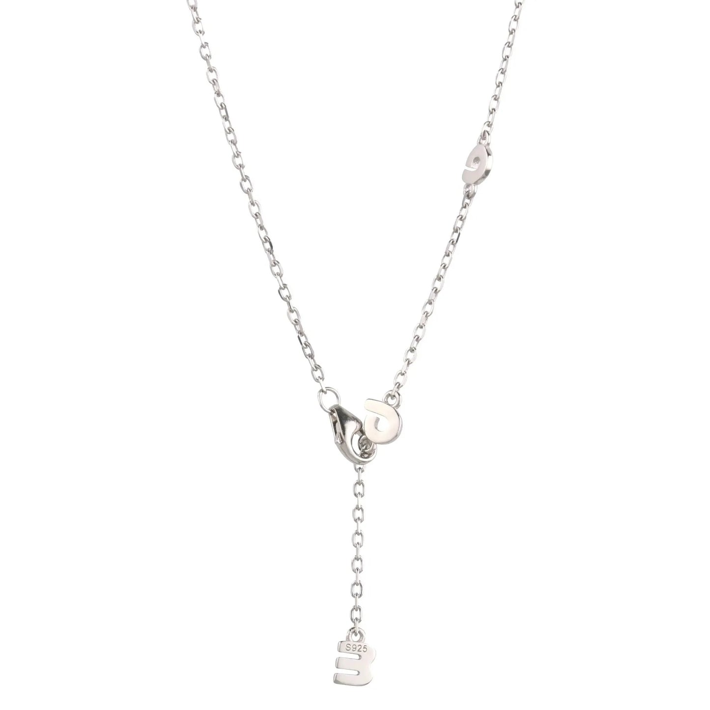 925 Sterling Silver Butterfly Pendant Necklace by Nichestar