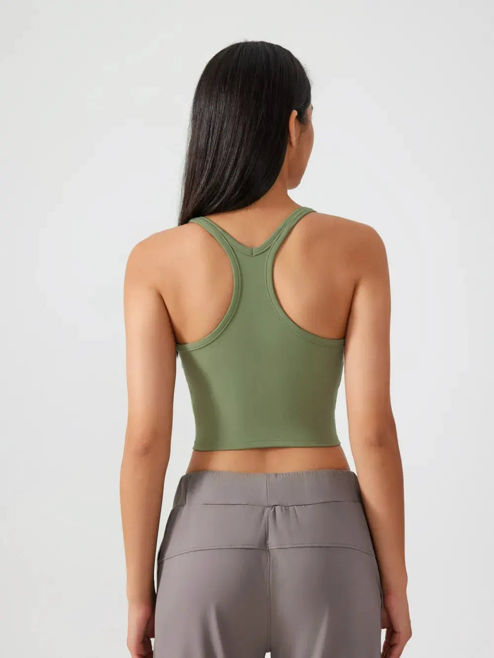 Millennia Scoop Neck Active Tank with Detachable Chest Pads by Millennia
