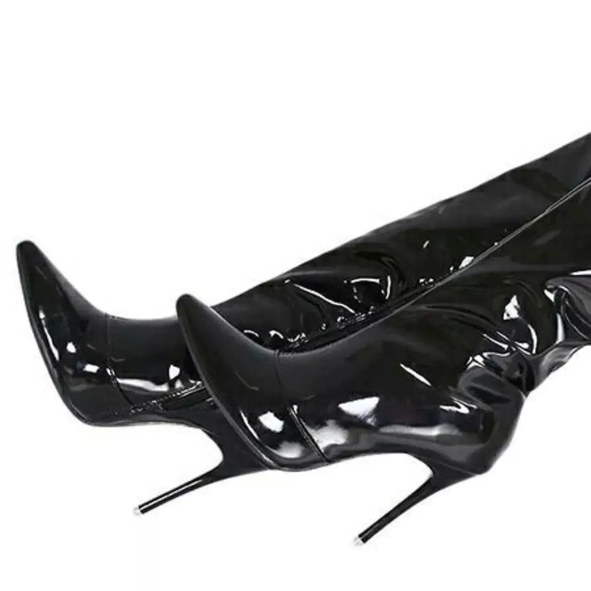 Point Toe Stiletto Boots by Partner Label