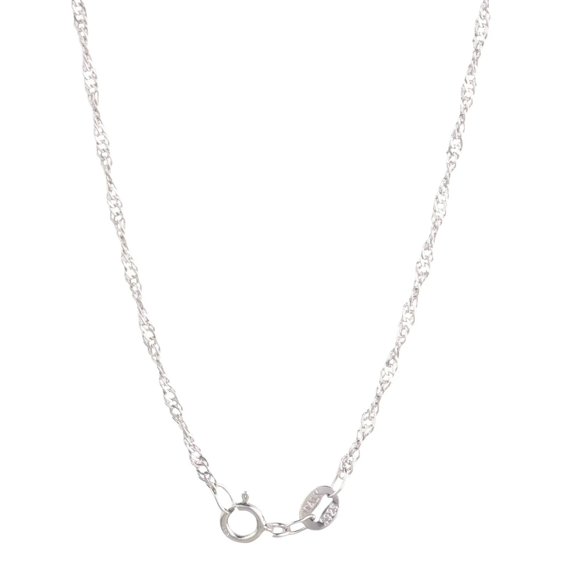 Round Knot Pendant Necklace with Cubic Zirconia by Nichestar