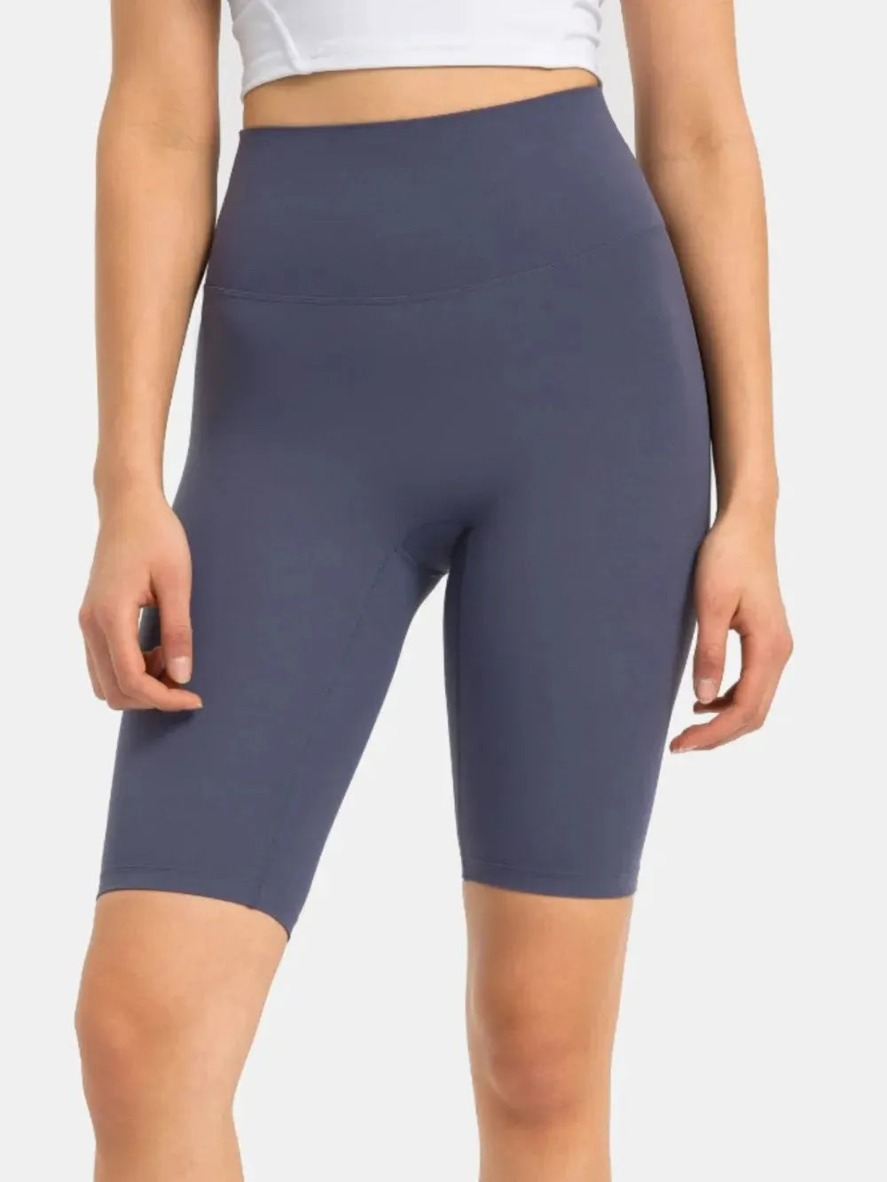Millennia High Rise Wide Waistband Active Shorts by Millennia