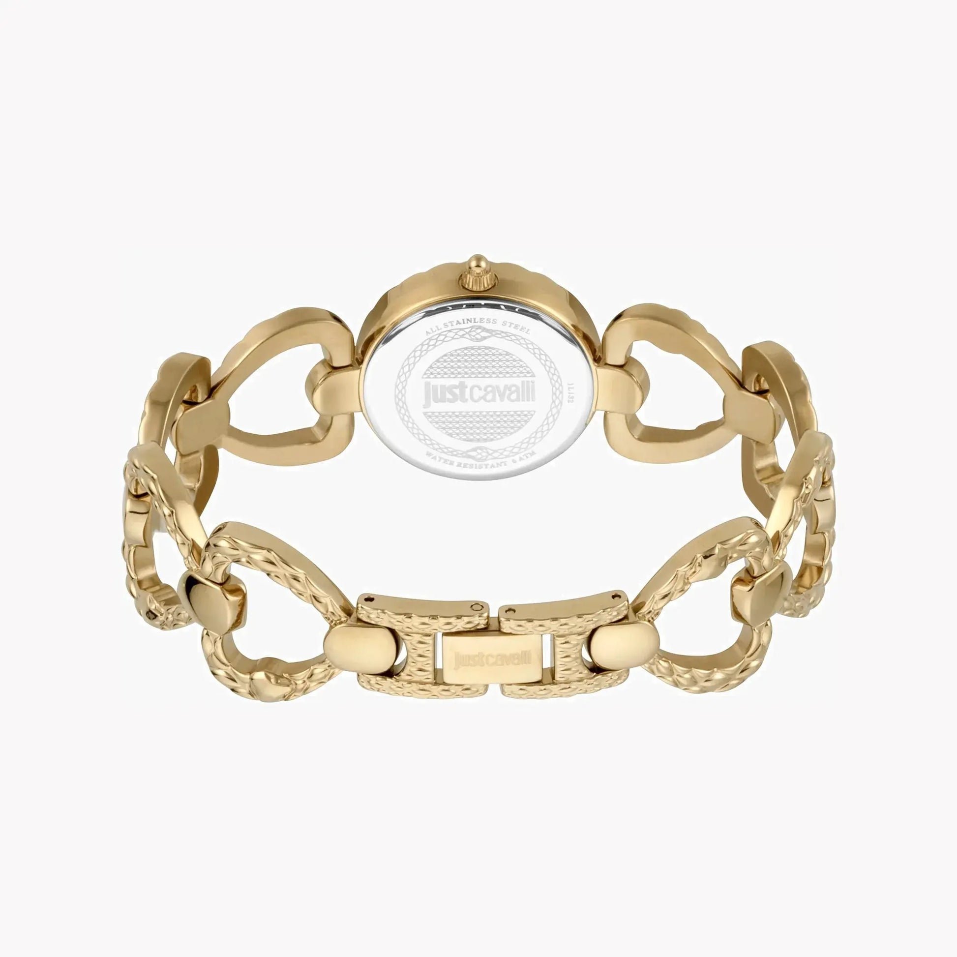 Just Cavalli Women's Gold Stainless Steel Watch, White Dial | Jc1l132m0025 by JUST CAVALLI
