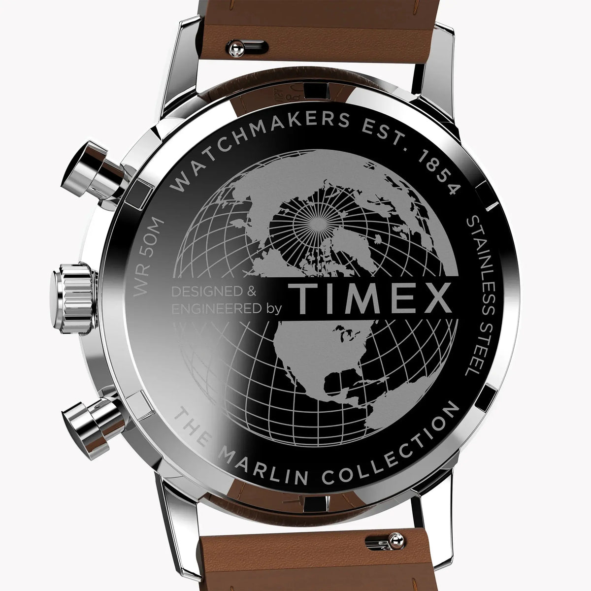 Timex Marlin Quartz Chrono - Modern Classic Men's Timepiece With Chronograph And Leather Strap by TIMEX