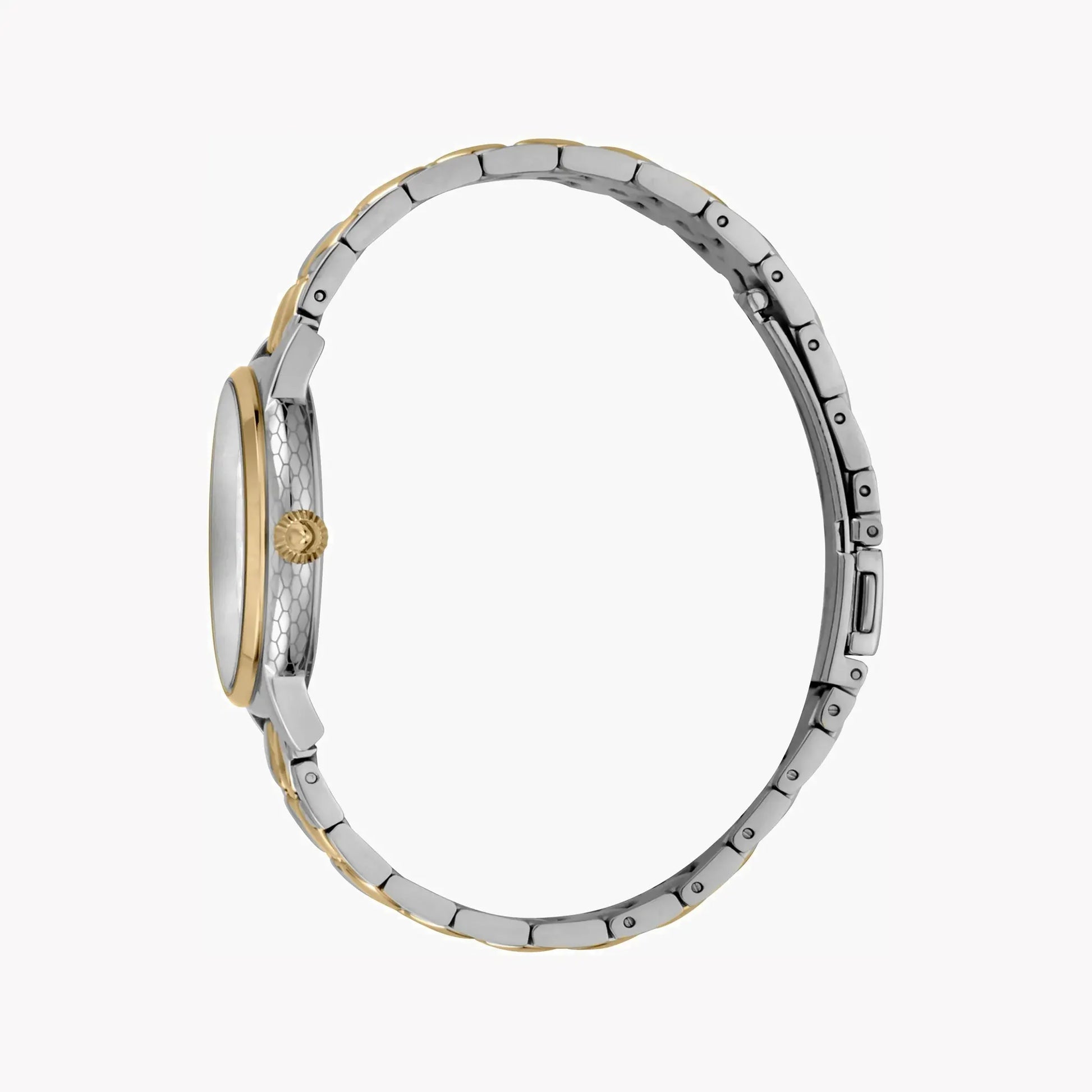 Just Cavalli Women's Silver & Gold Watch, White Dial | Jc1l149m0075 by JUST CAVALLI
