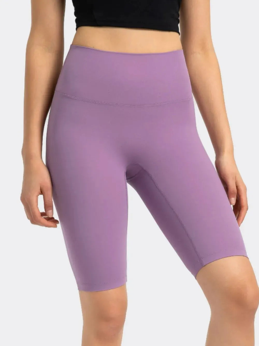 Millennia High Rise Wide Waistband Active Shorts by Millennia