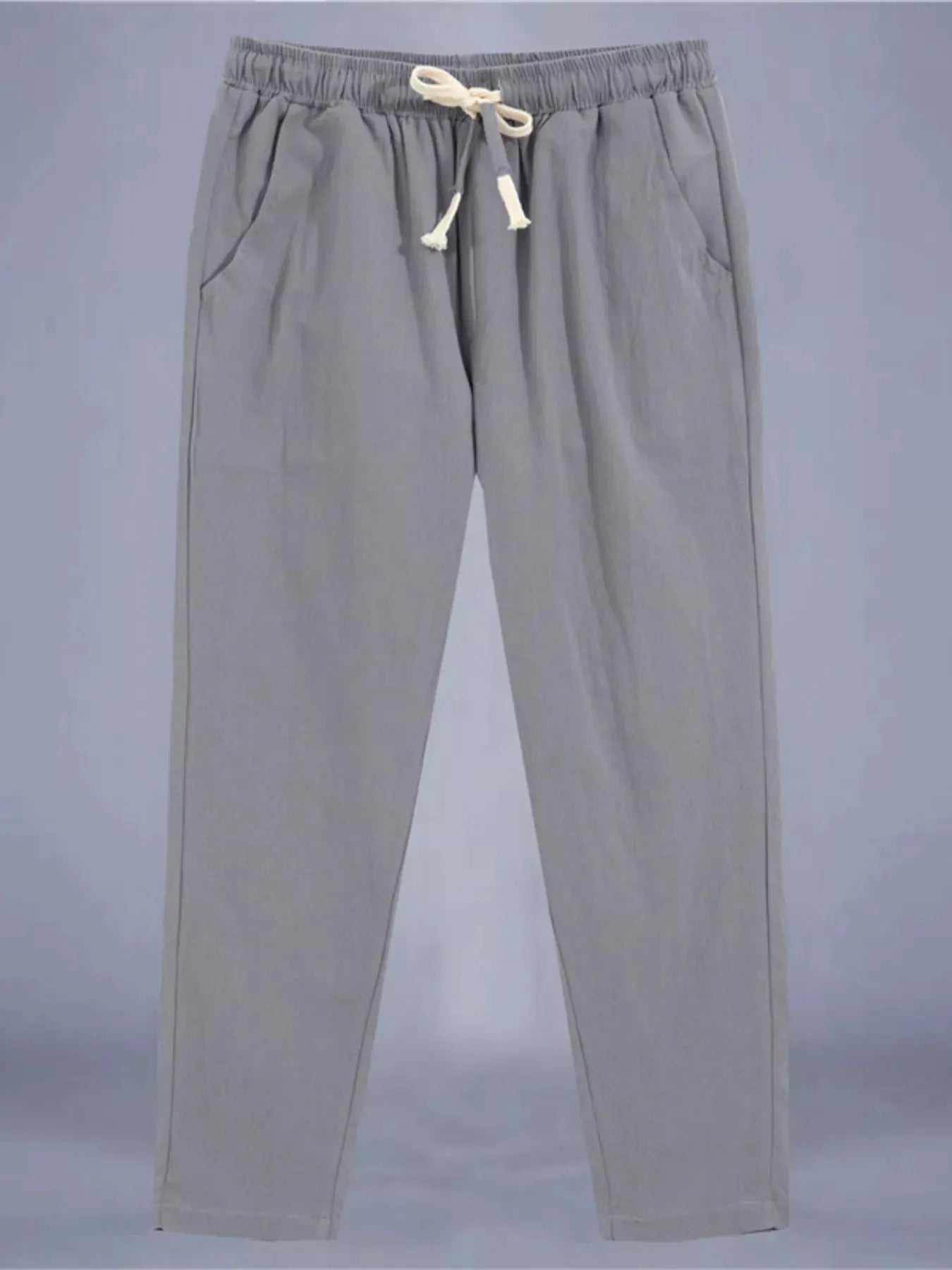 Men's Plus Size Drawstring Loose Fit Pants by Partner Label