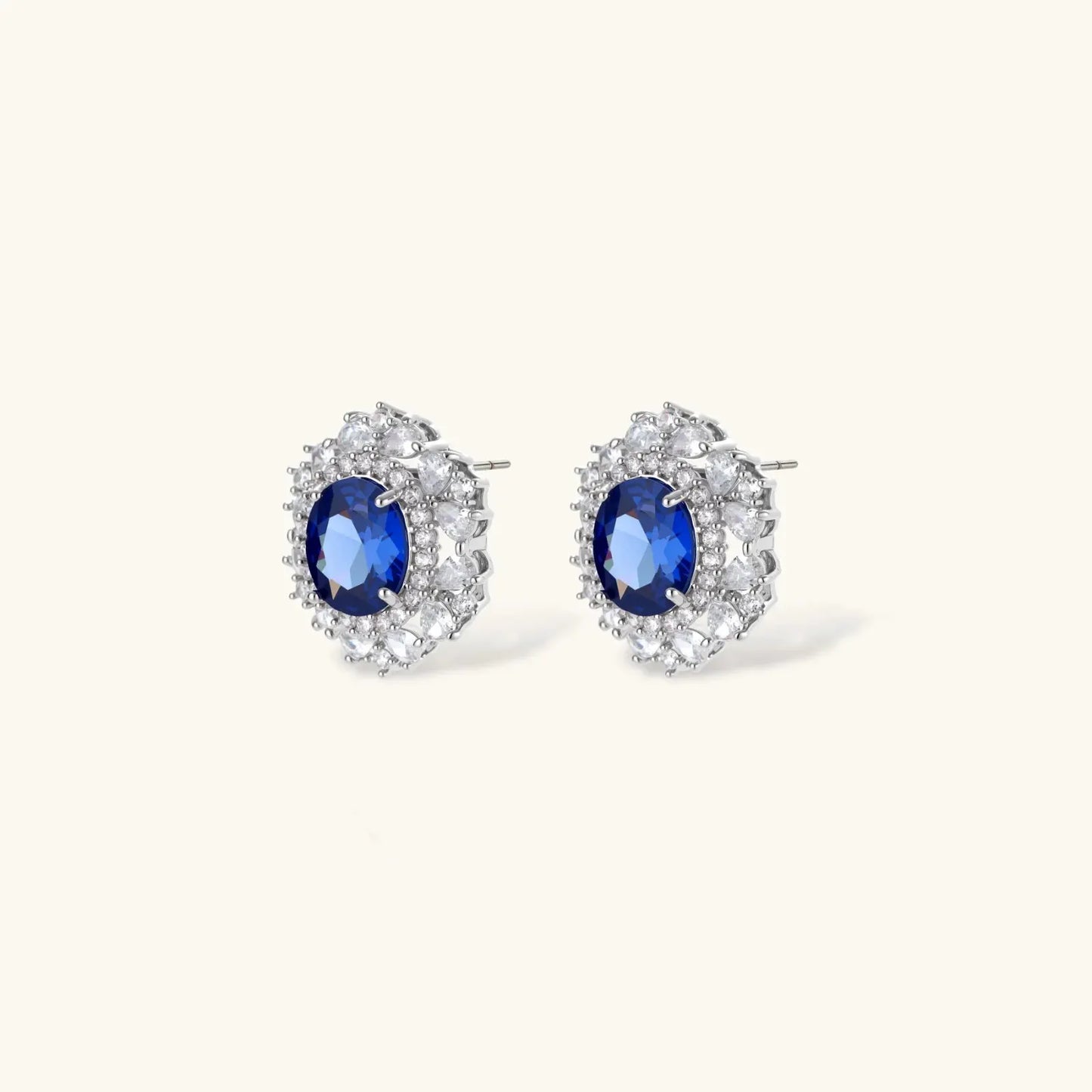 Royal Sapphire Halo Set | Equanimity Essence by Equanimity Essence.