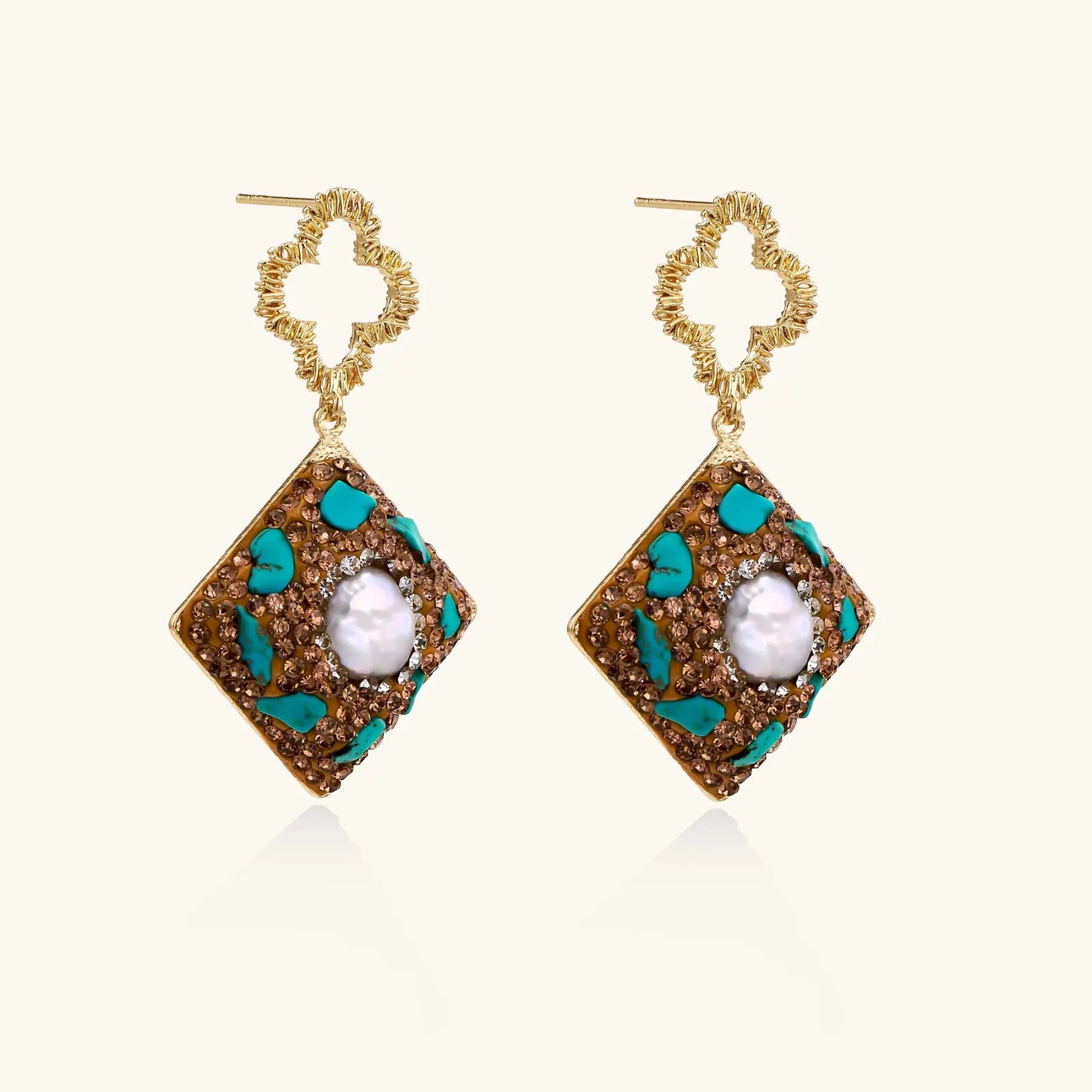 Moroccan Dreams Drop Earrings | Equanimity Essence by Equanimity Essence.