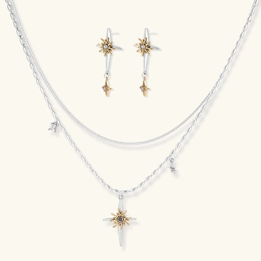Celestial Cross Layered Set | Equanimity Essence by Equanimity Essence.