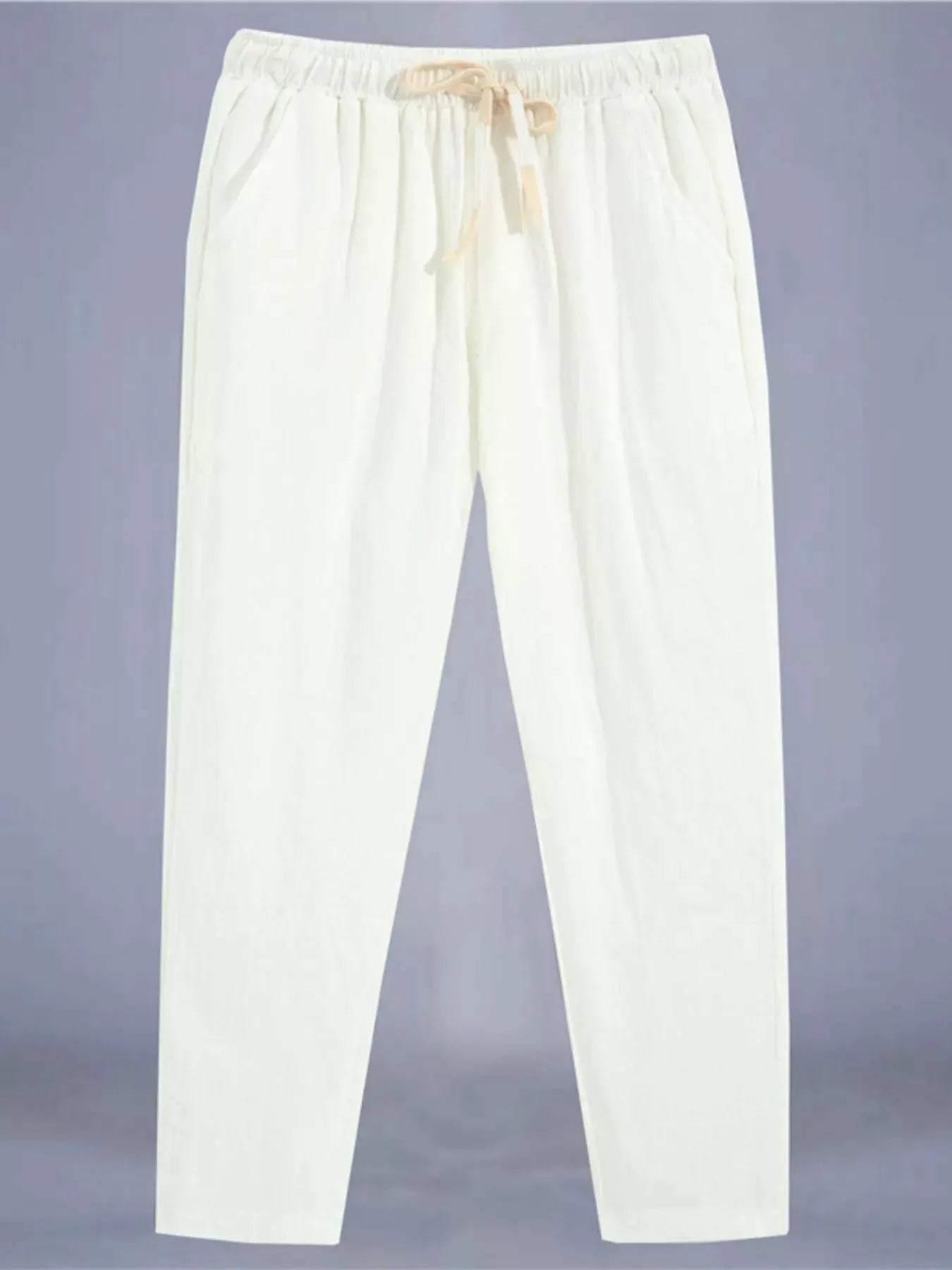 Men's Plus Size Drawstring Loose Fit Pants by Partner Label