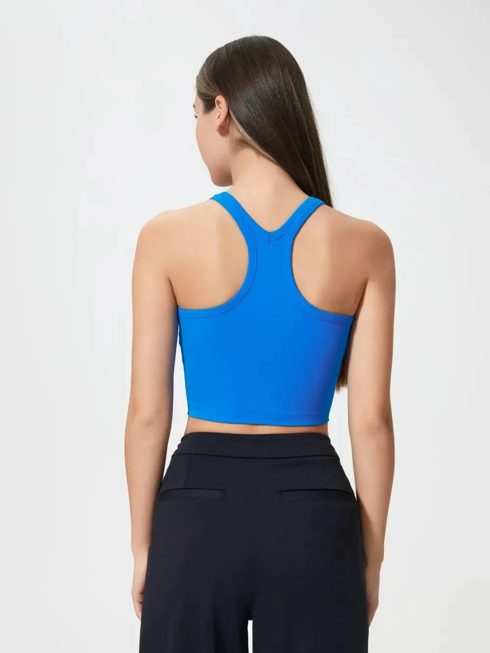 Millennia Scoop Neck Active Tank with Detachable Chest Pads by Millennia