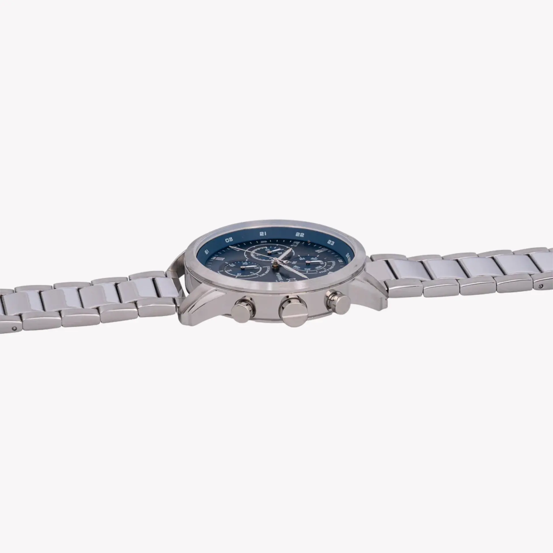 Pierre Cardin Men's Silver Metal Watch, Blue Dial | Ccp.5005 by PIERRE CARDIN