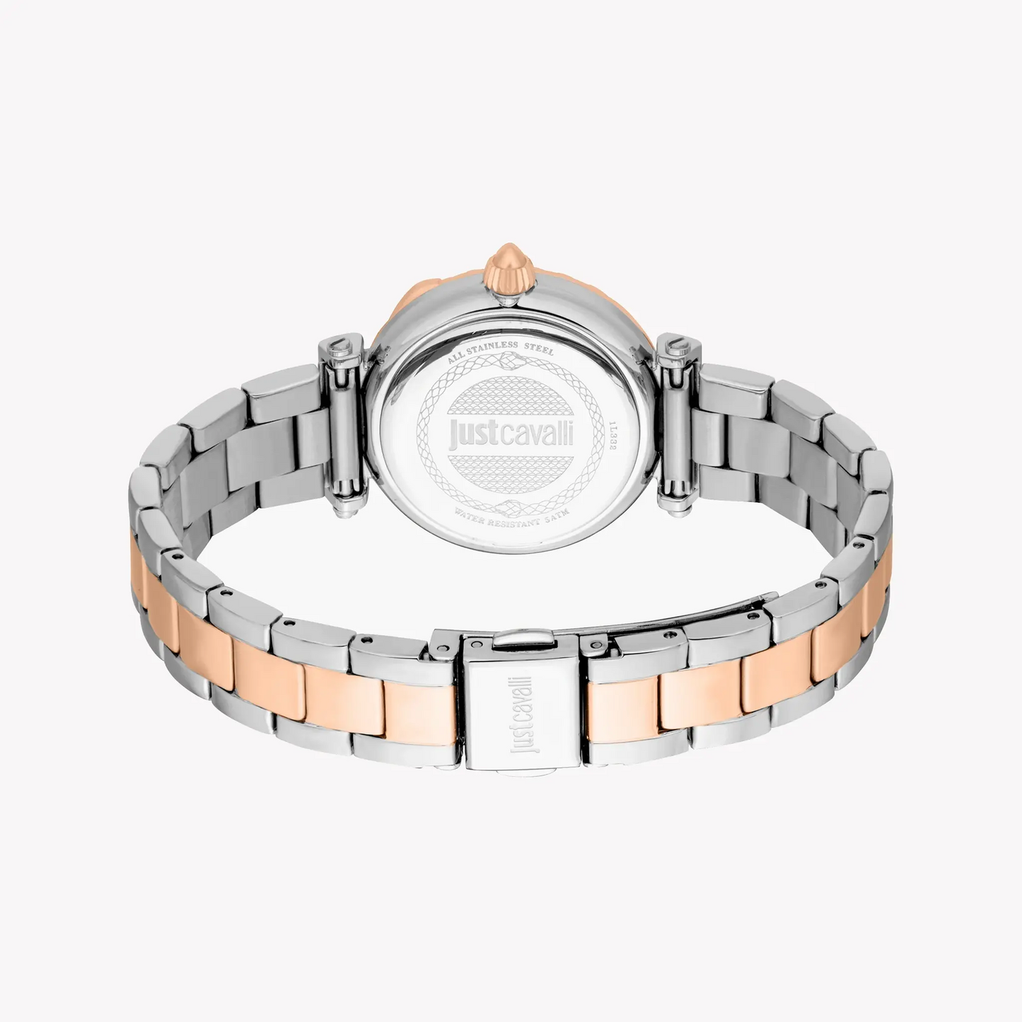 Just Cavalli Women's Two-Tone Watch, White Dial | Jc1l332m0085 by JUST CAVALLI