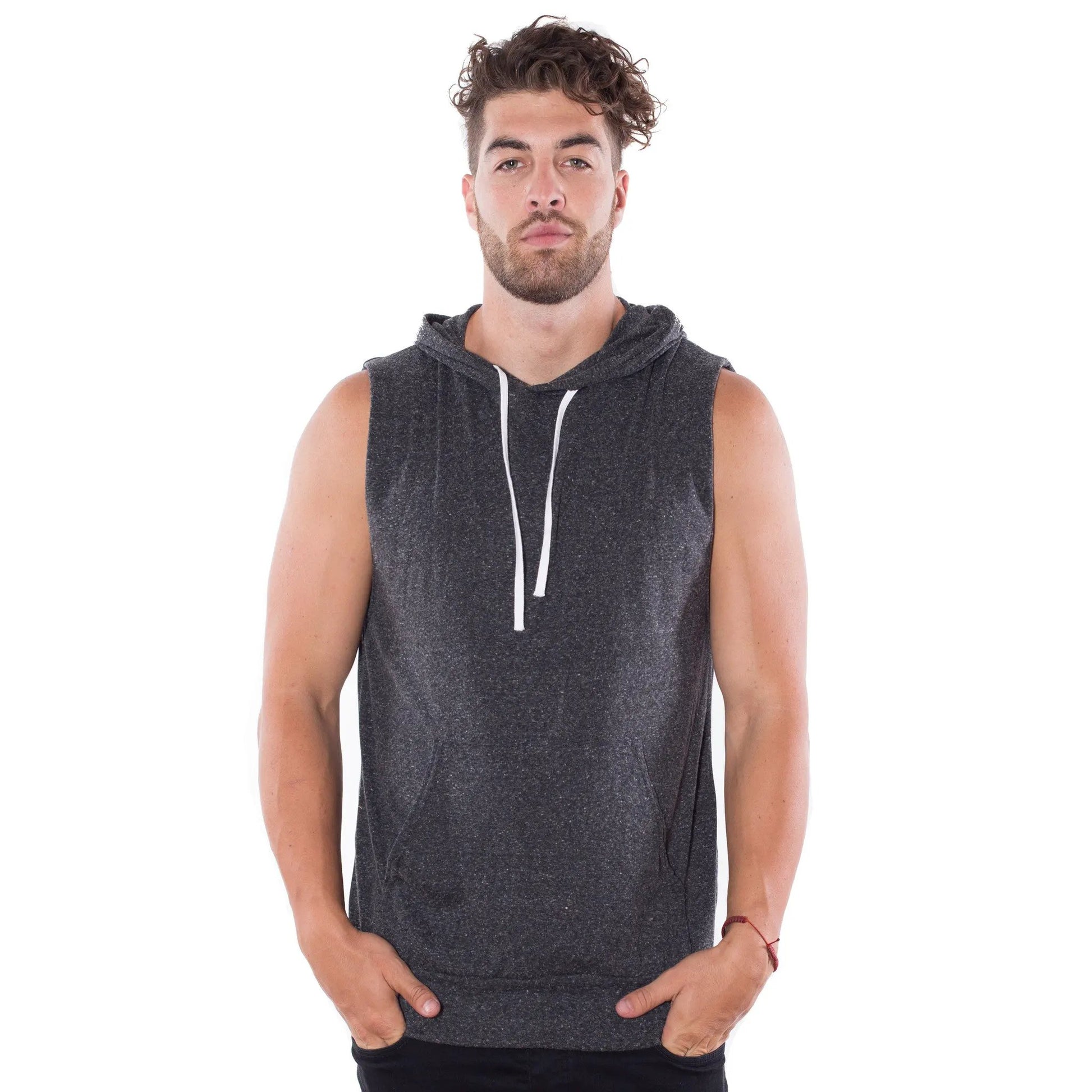 3006 - Unisex Sleeveless Lightweight Hoodie by POS Wholesale