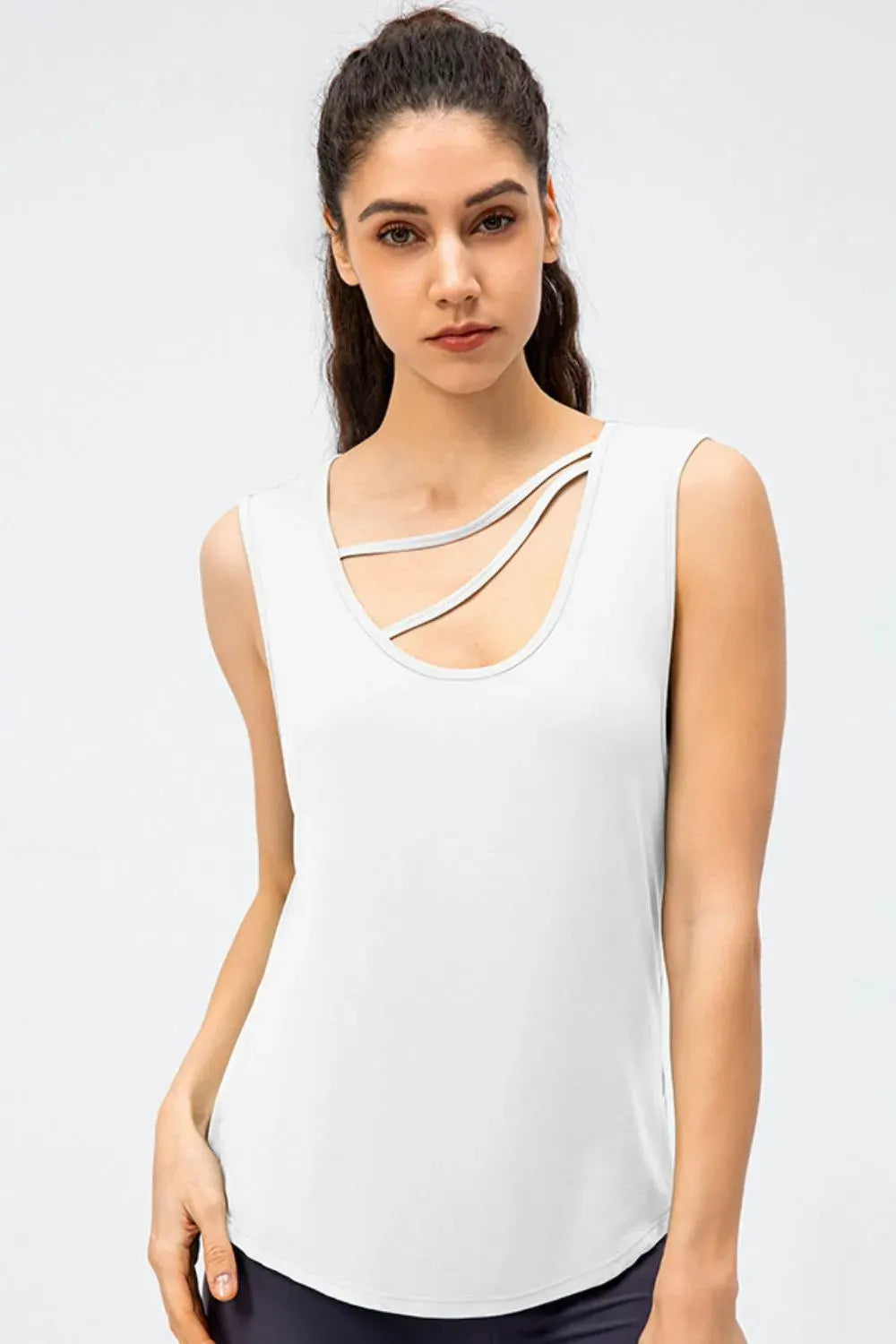 Cutout Reversible Active Tank by Partner Label