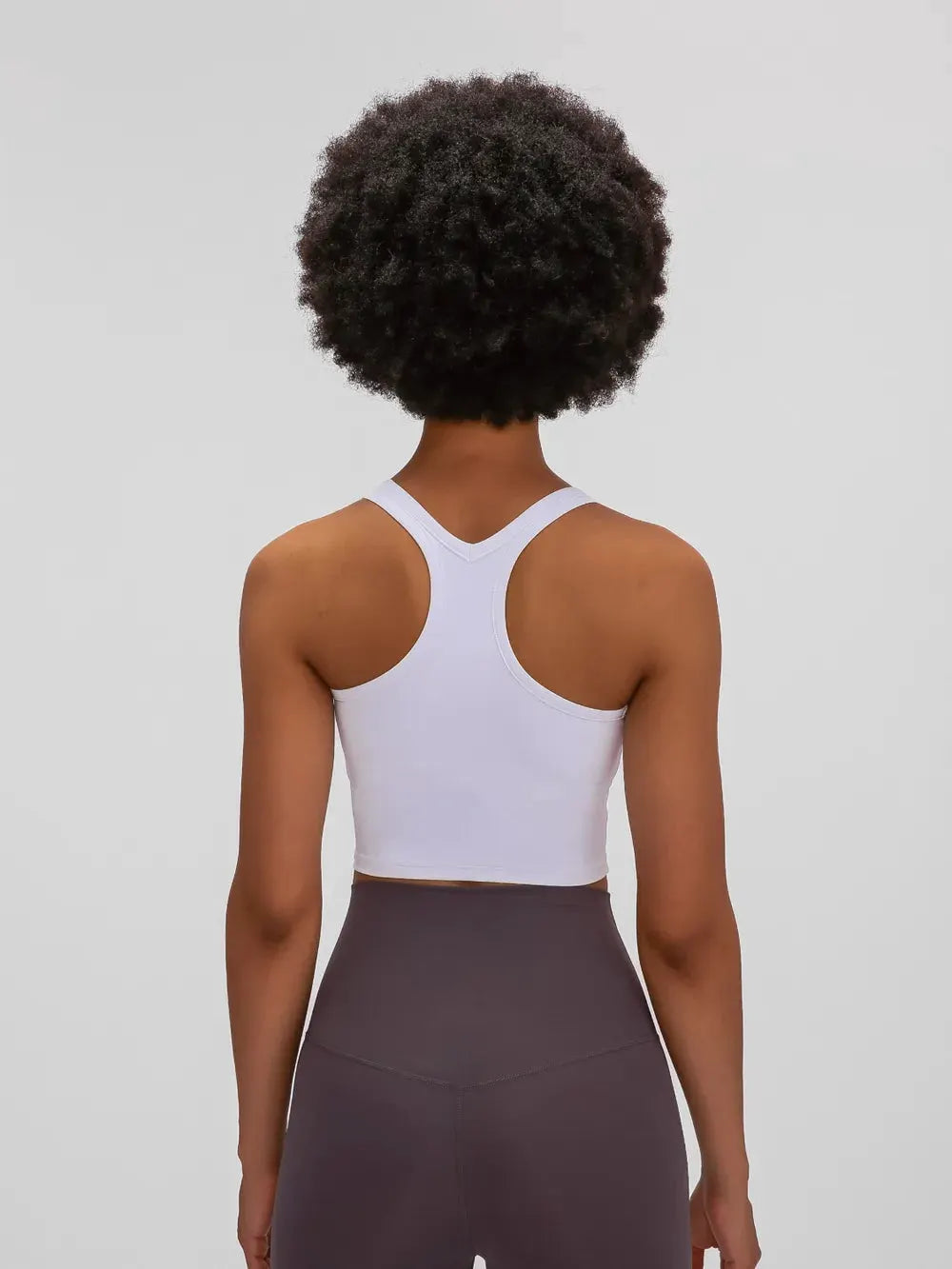 Millennia Scoop Neck Active Tank with Detachable Chest Pads by Millennia