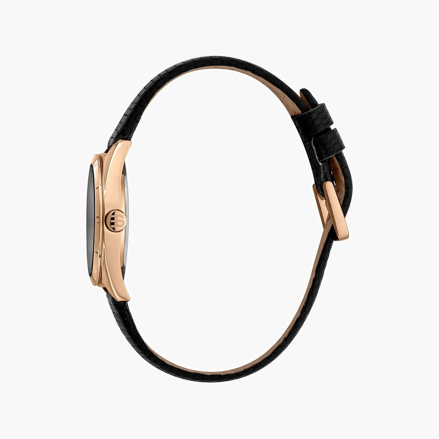 Esprit Women's Black Leather Watch, Black Dial | Es1l128m0075 by ESPRIT