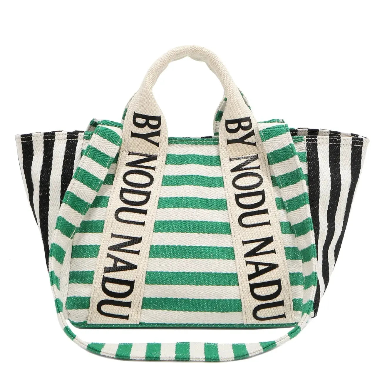 Nicole Lee USA Letter Striped Tote Bag by Nicole Lee USA