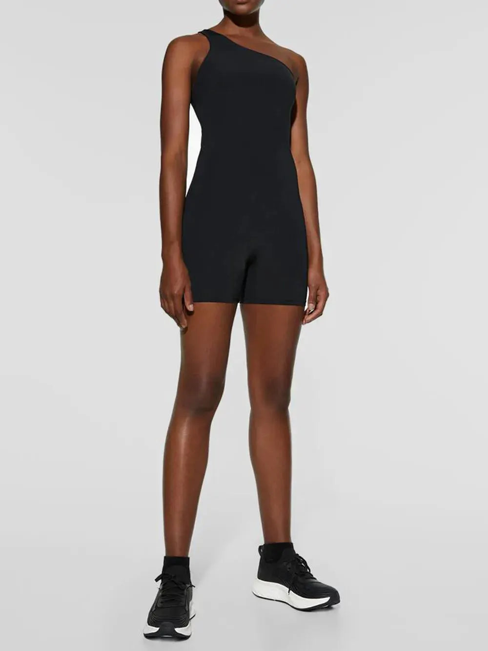 Single Shoulder Active Romper by Partner Label