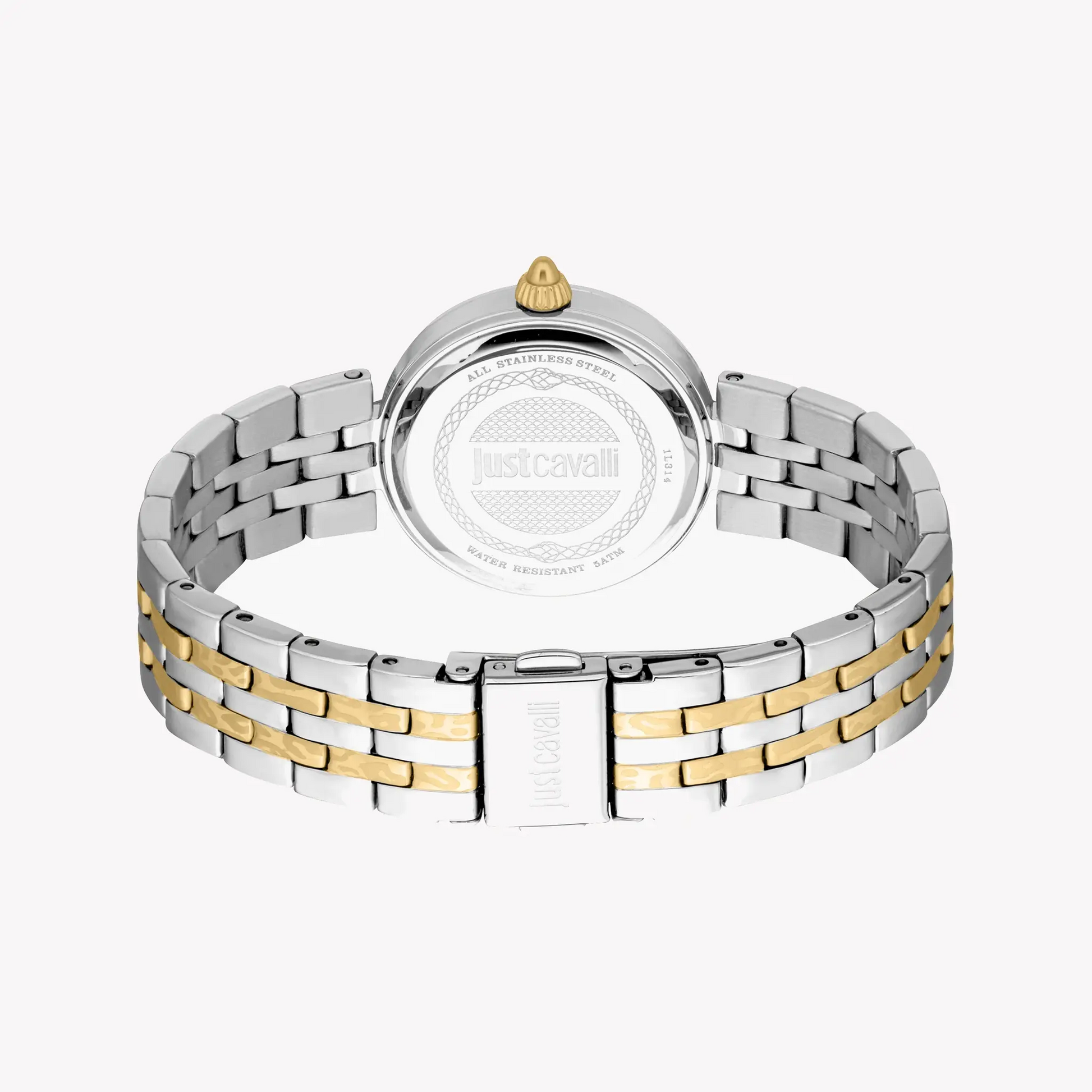 Just Cavalli Women's Two-Tone Watch, Silver Dial | Jc1l314m0085 by JUST CAVALLI