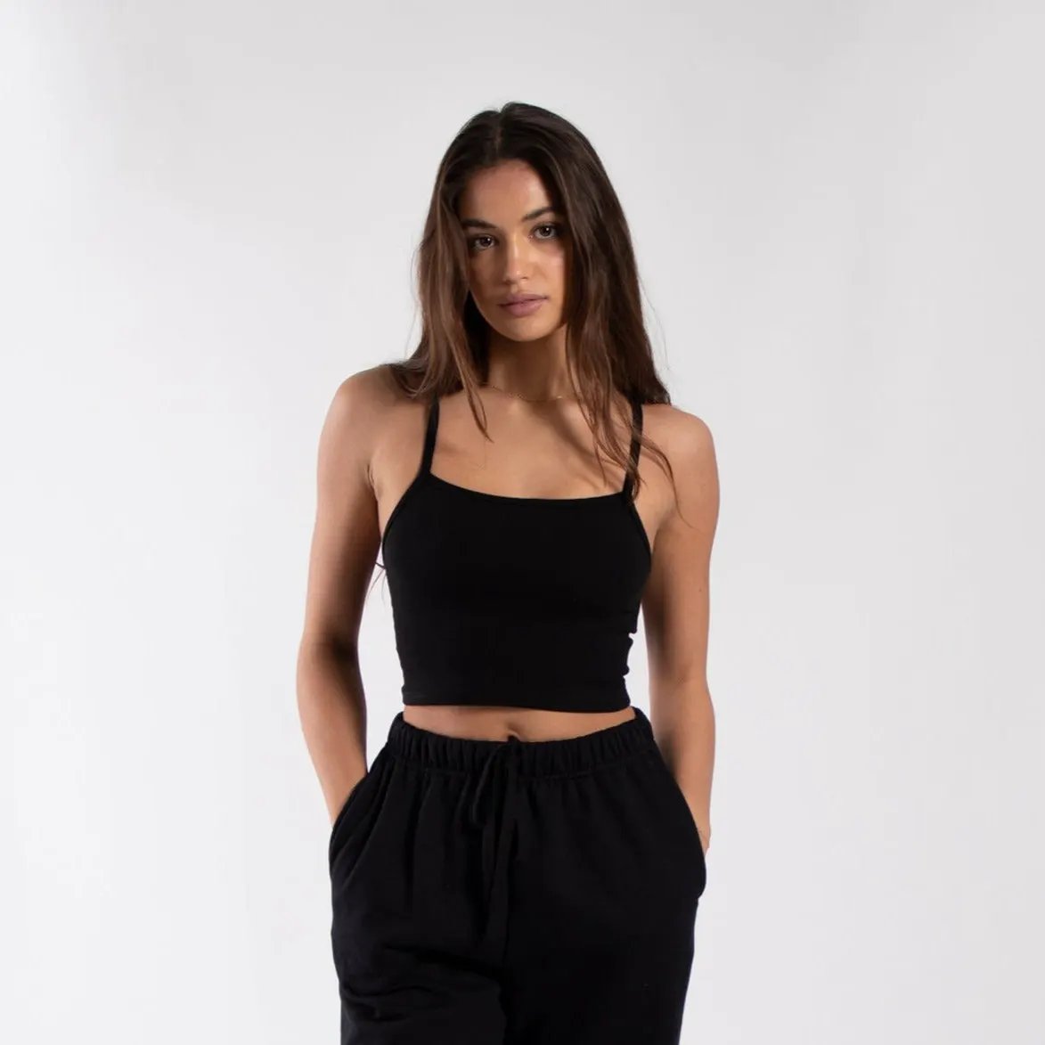 4007 - Women's Cropped Tank by POS Wholesale