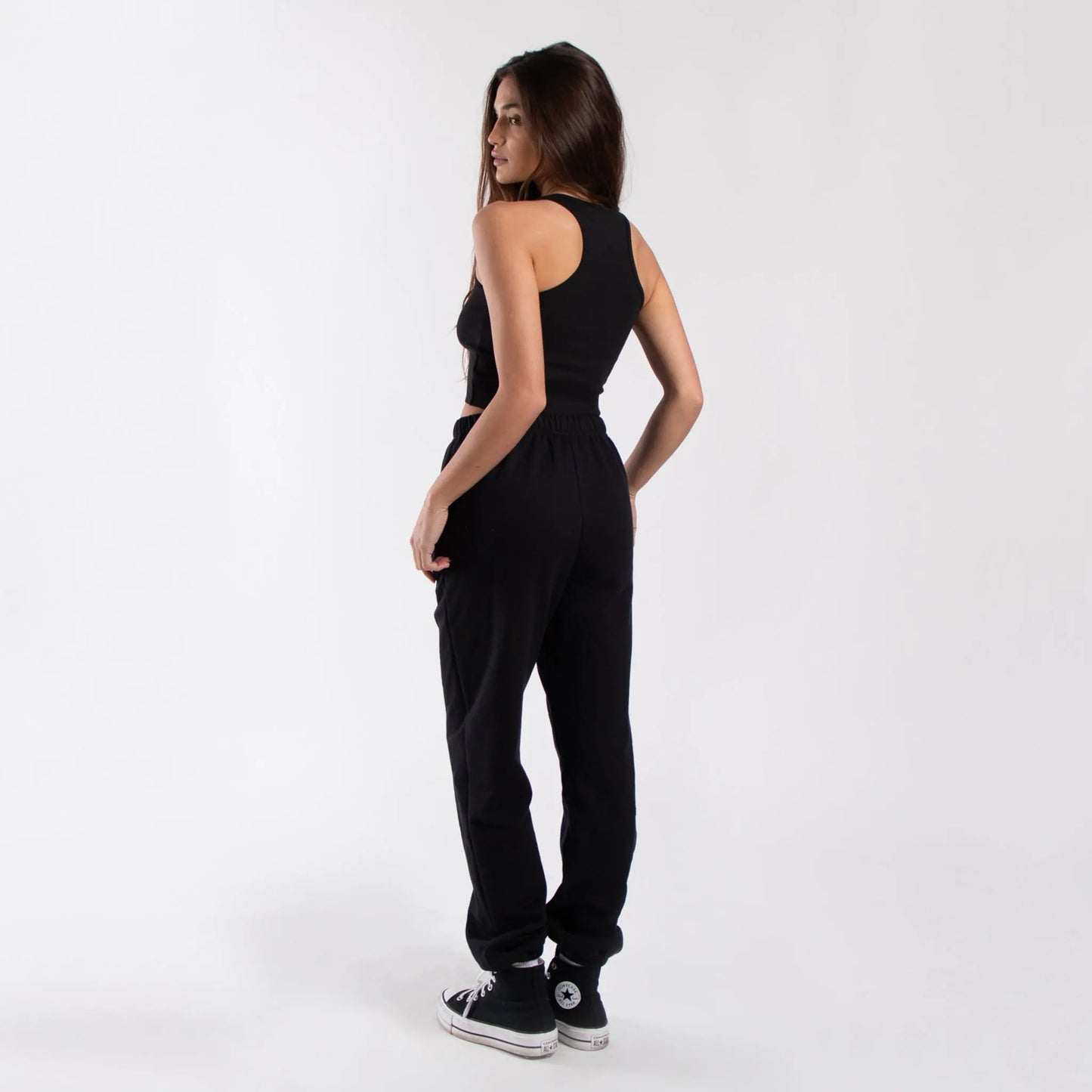 4010 - Women's Cropped 2x1 Ribbed Tank by POS Wholesale