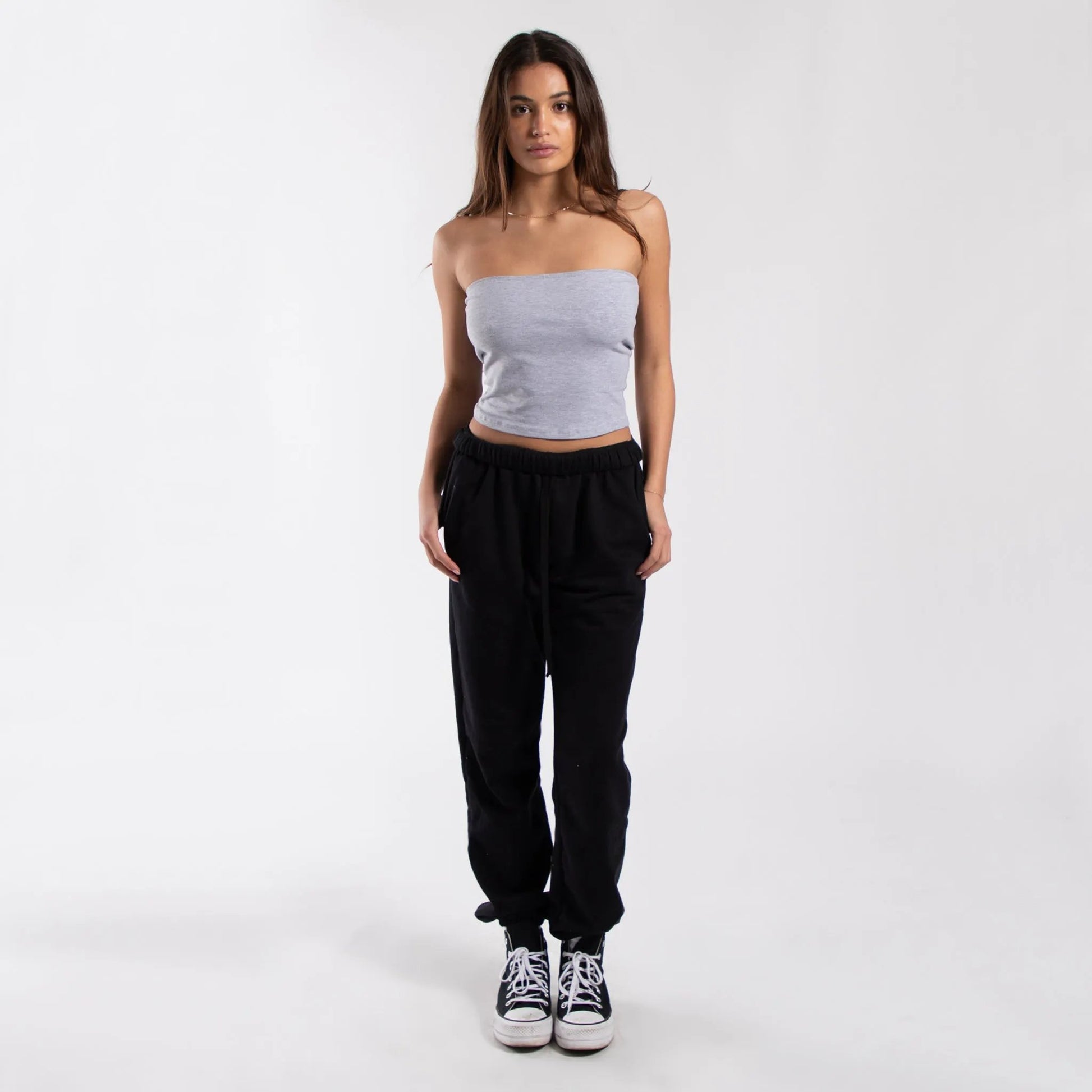0893 - CLOSEOUT Women's Cropped Strapless Tube Top by POS Wholesale