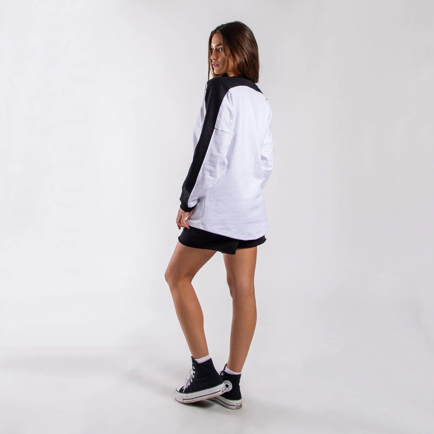 6022 - Women's Panel Crewneck Sweatshirt by POS Wholesale